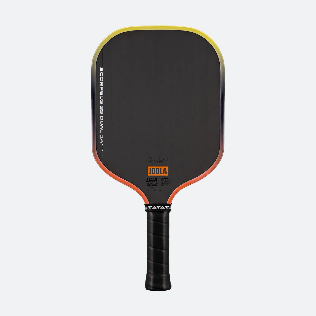 JOOLA Scorpeus Pro 3S Dual 14mm widebody pickleball paddle, front view