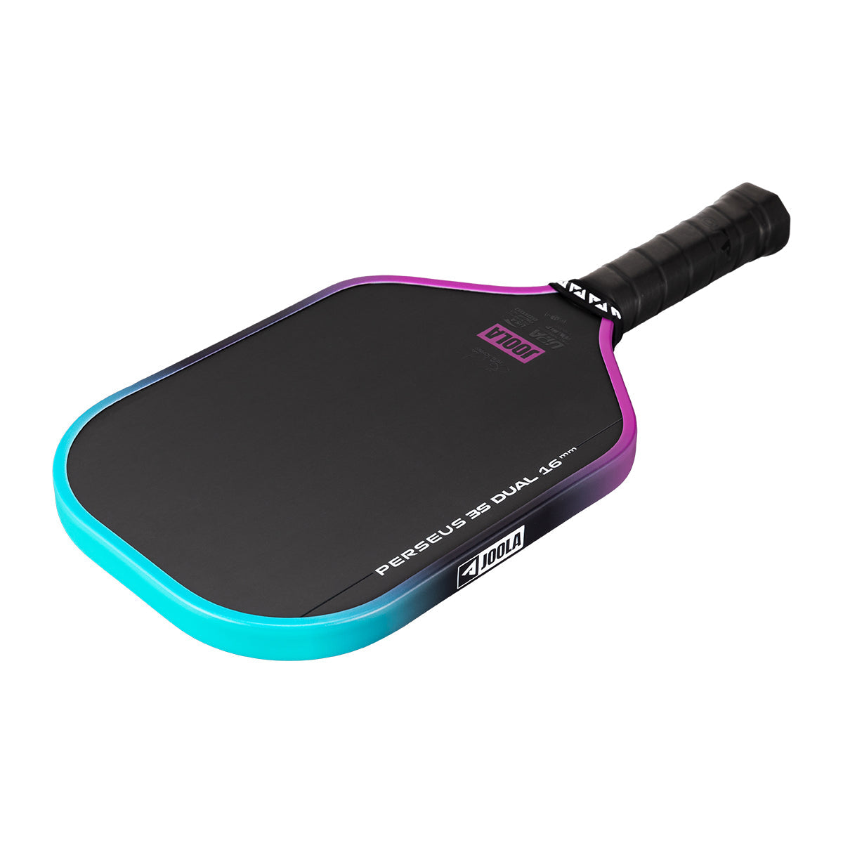 JOOLA Perseus Pro 3S Dual elongated paddle shape and grip