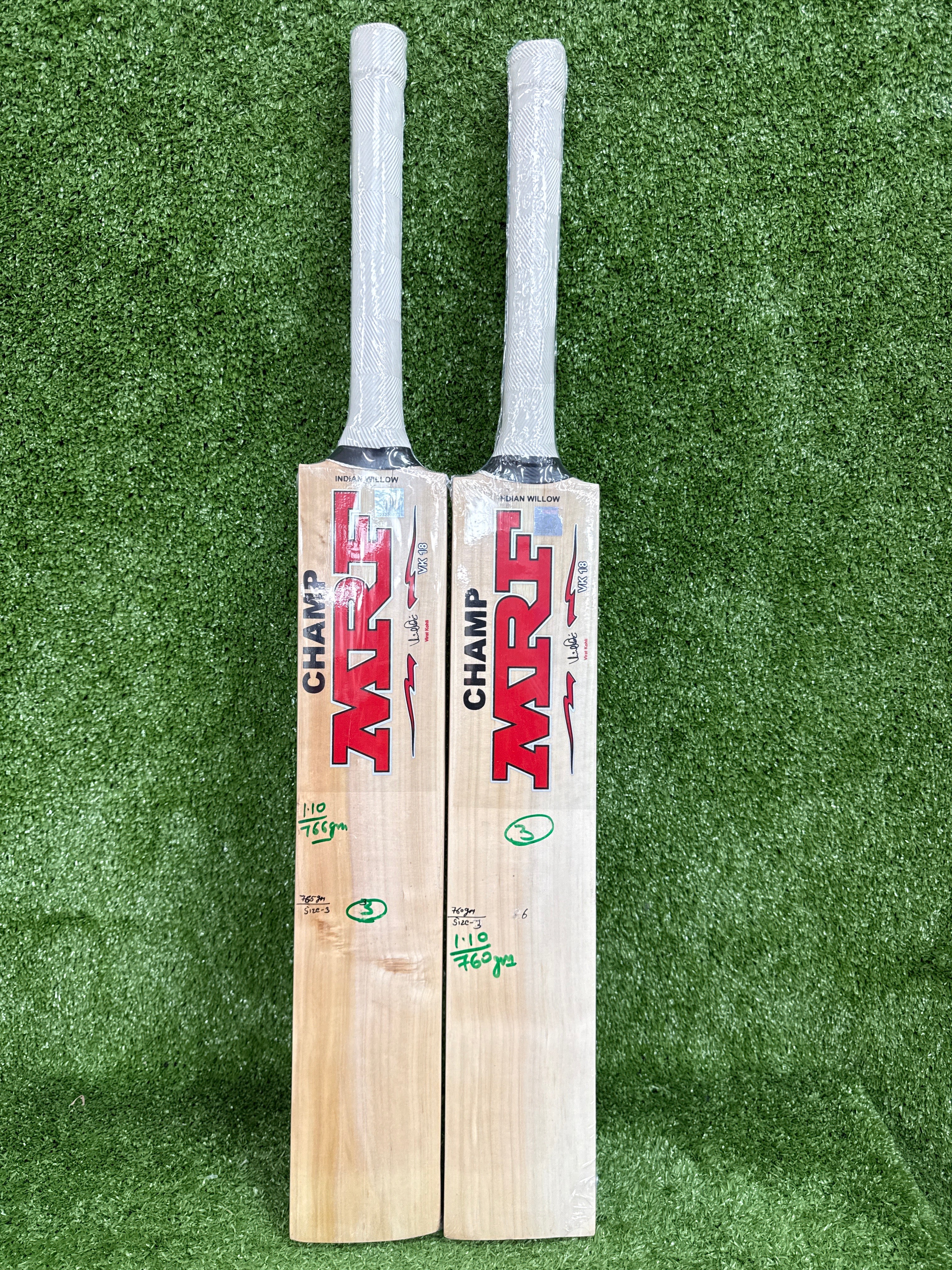 MRF Champ VK18 Junior / Youth Cricket Bat | Virat Kohli Kashmir Willow