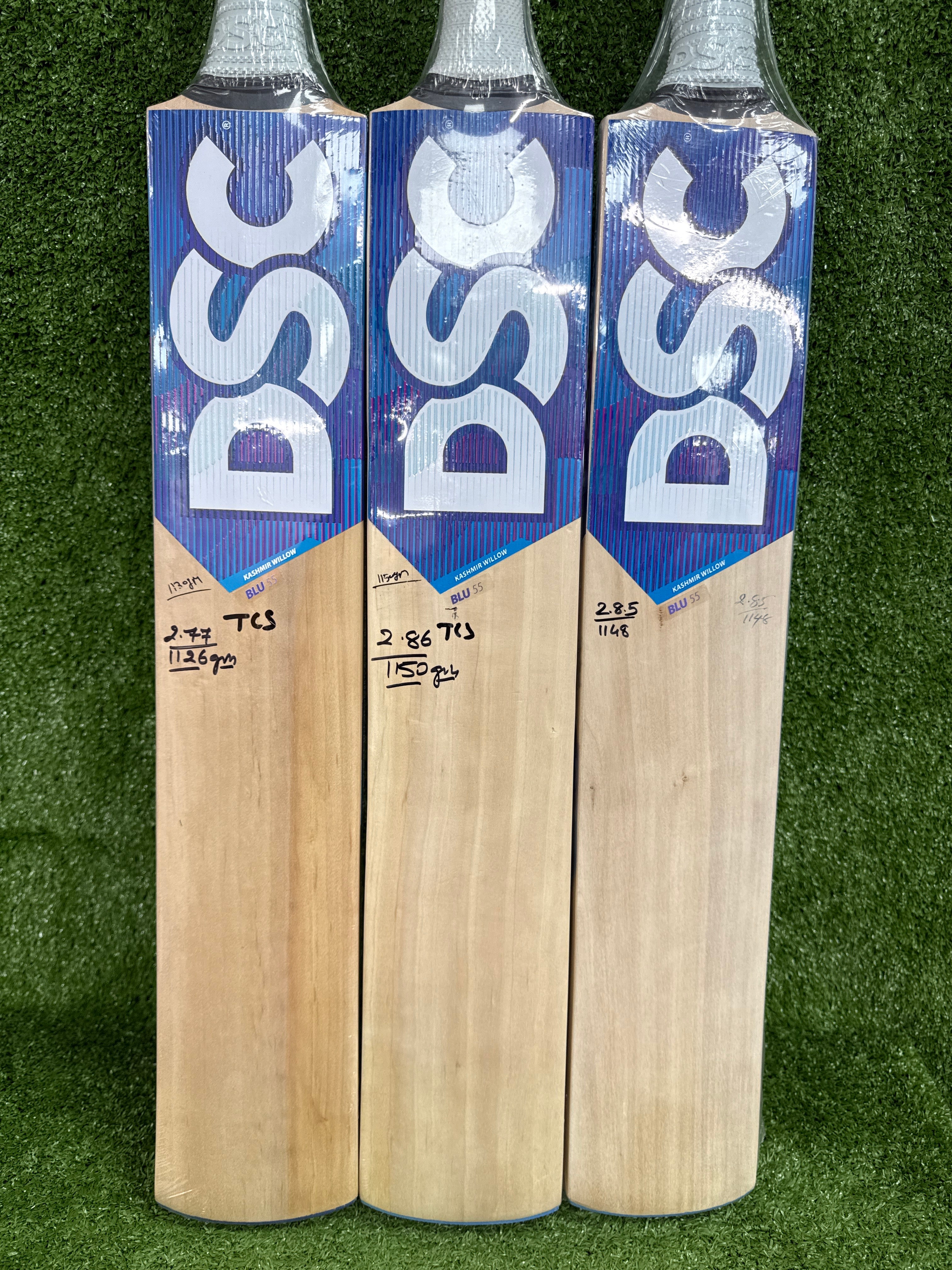 DSC Blu 55 Kashmir Willow Cricket Bat