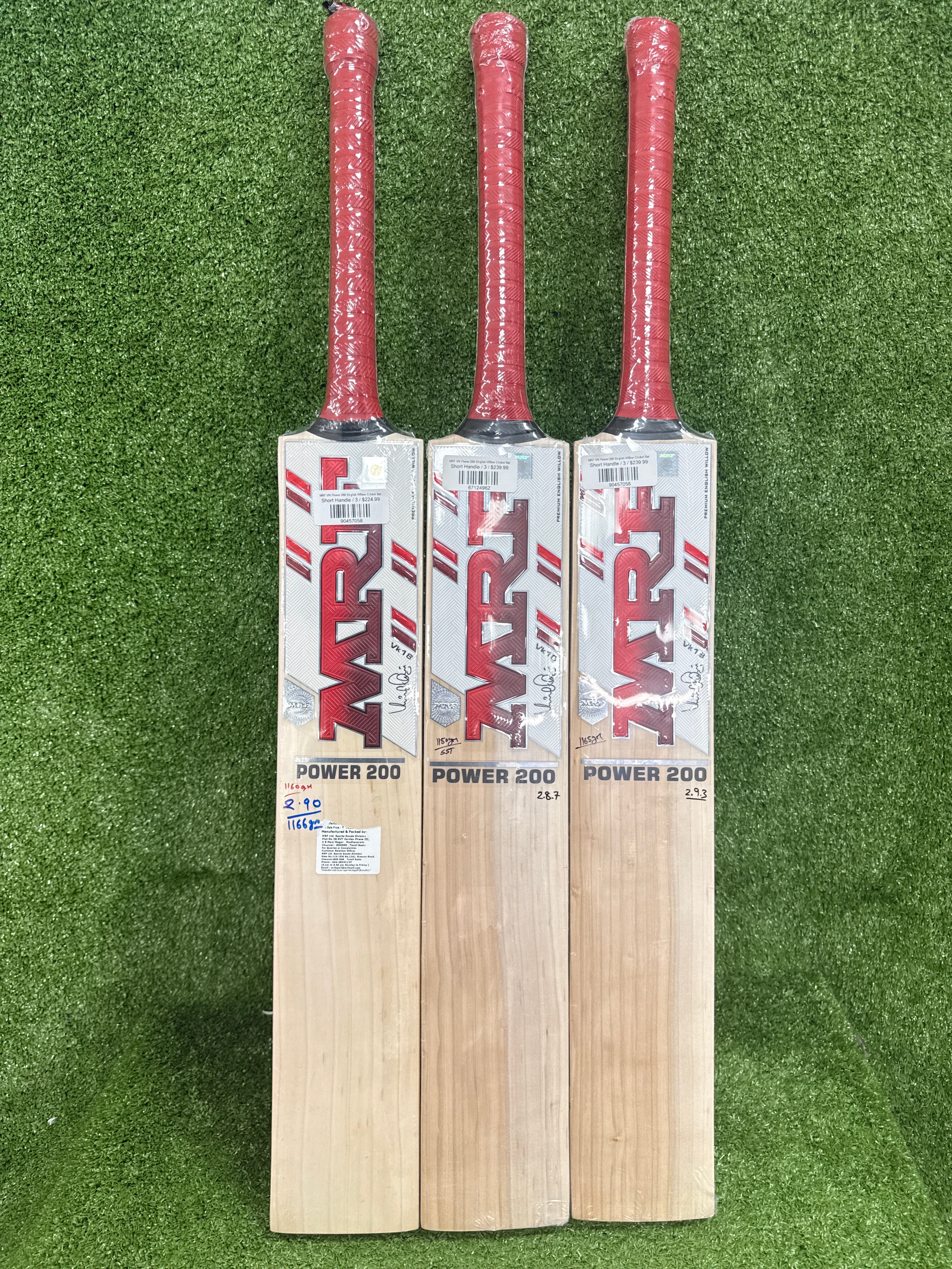 MRF VK Power 200 English Willow Cricket Bat
