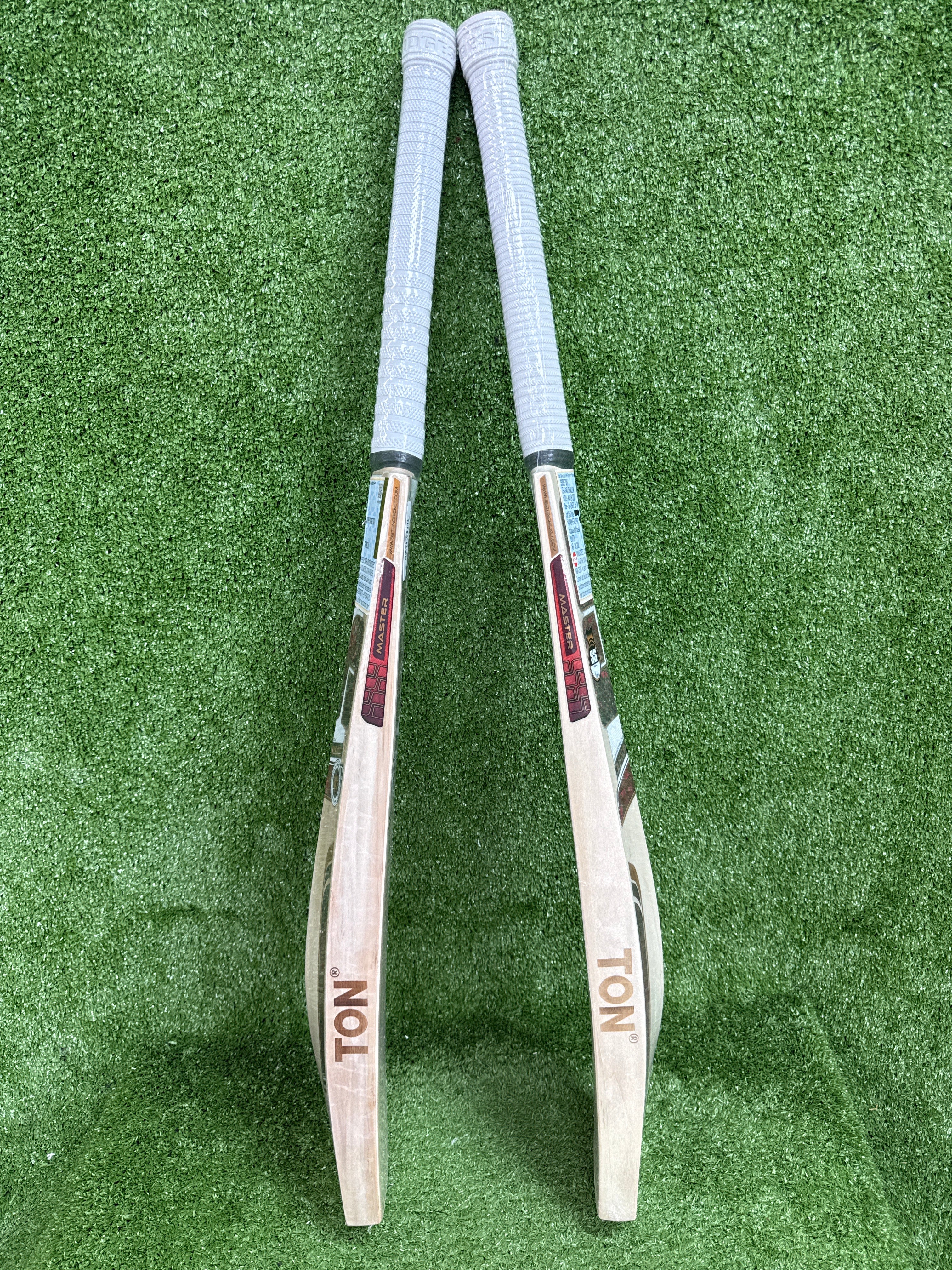 SS Master 2000 English Willow Cricket Bat Short Handle by SS - back view - TopCricketStore
