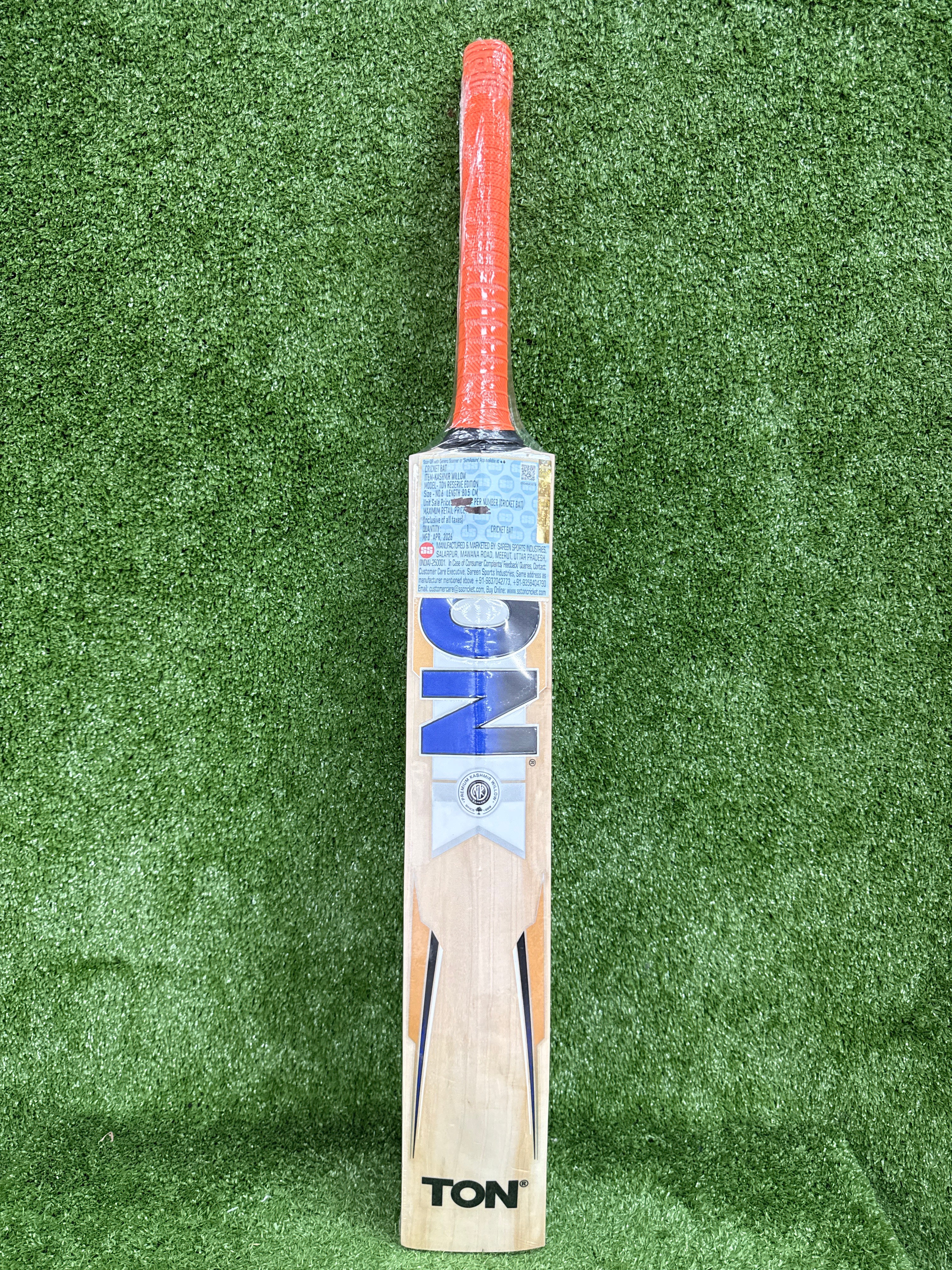 SS Ton Reserve Edition Junior / Youth Kashmir Willow Cricket Bat