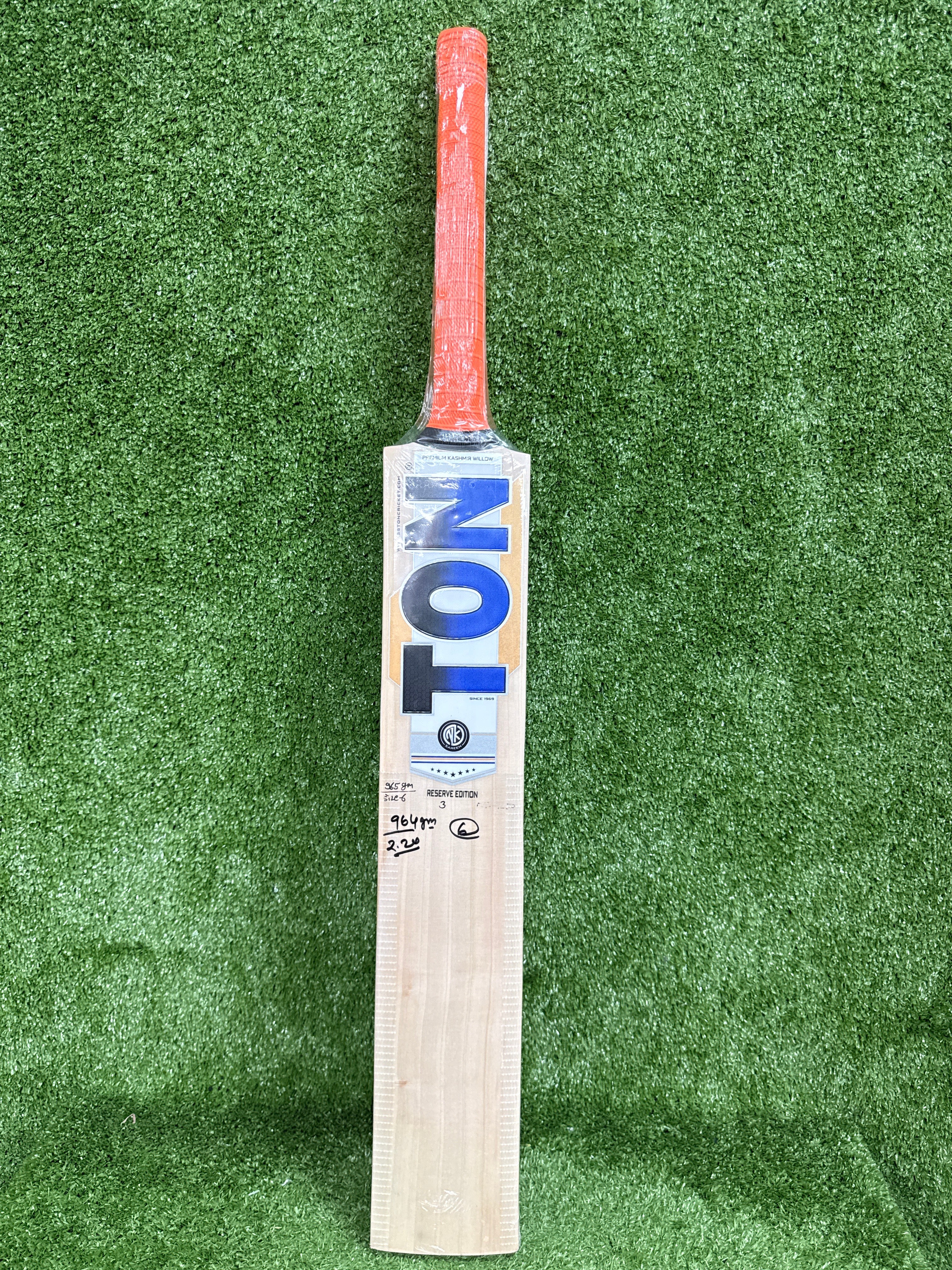 SS Ton Reserve Edition Junior / Youth Kashmir Willow Cricket Bat