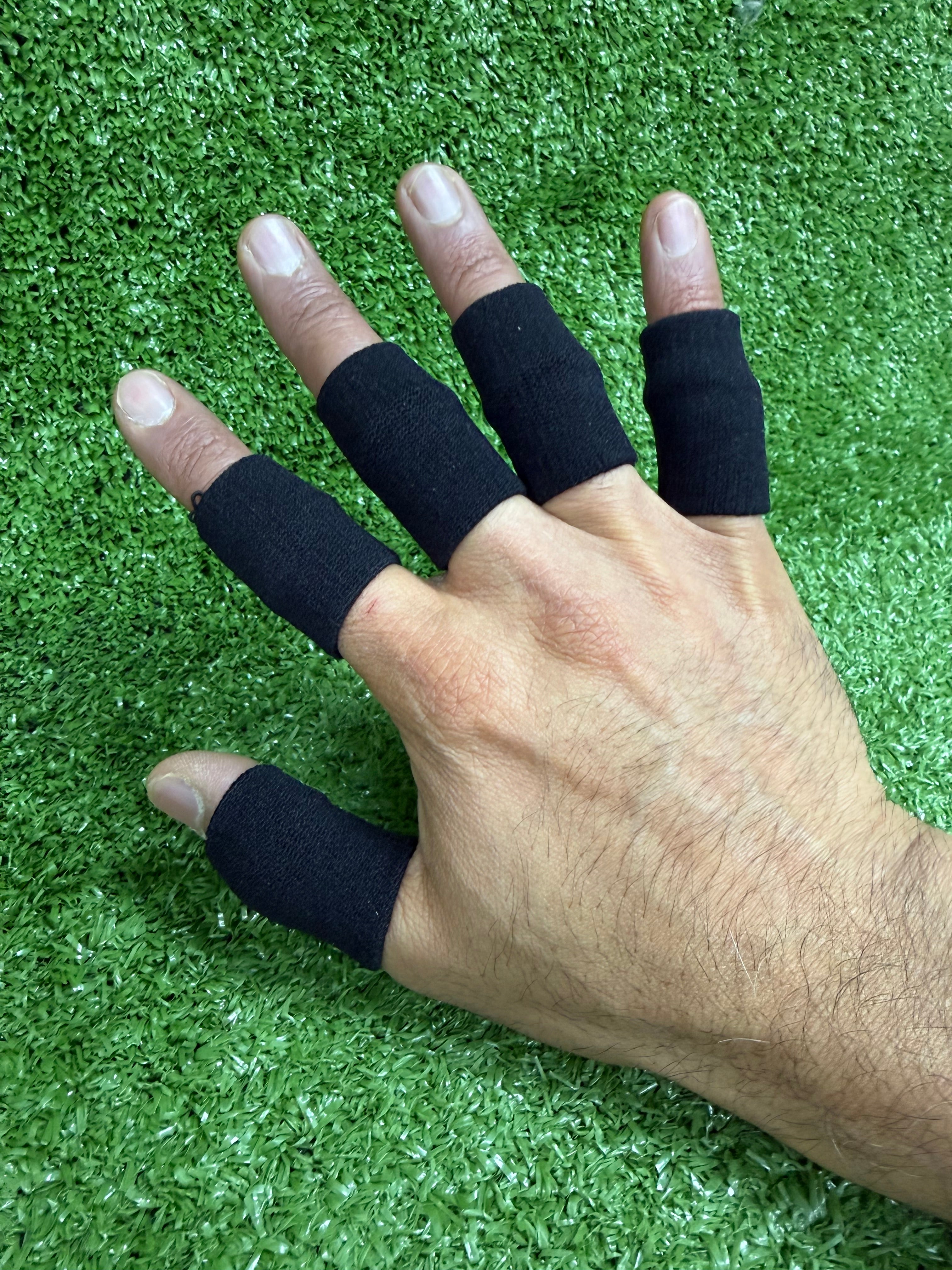 Gravity Elastic Core Finger Support Sleeves - 20 Pack for Cricket & Sports