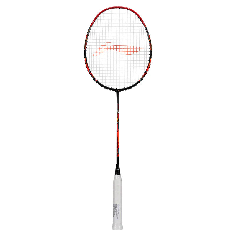 Li-Ning Air Force 77 G3 Badminton Racket Prestrung (Black/Red/Orange)  - Made in China