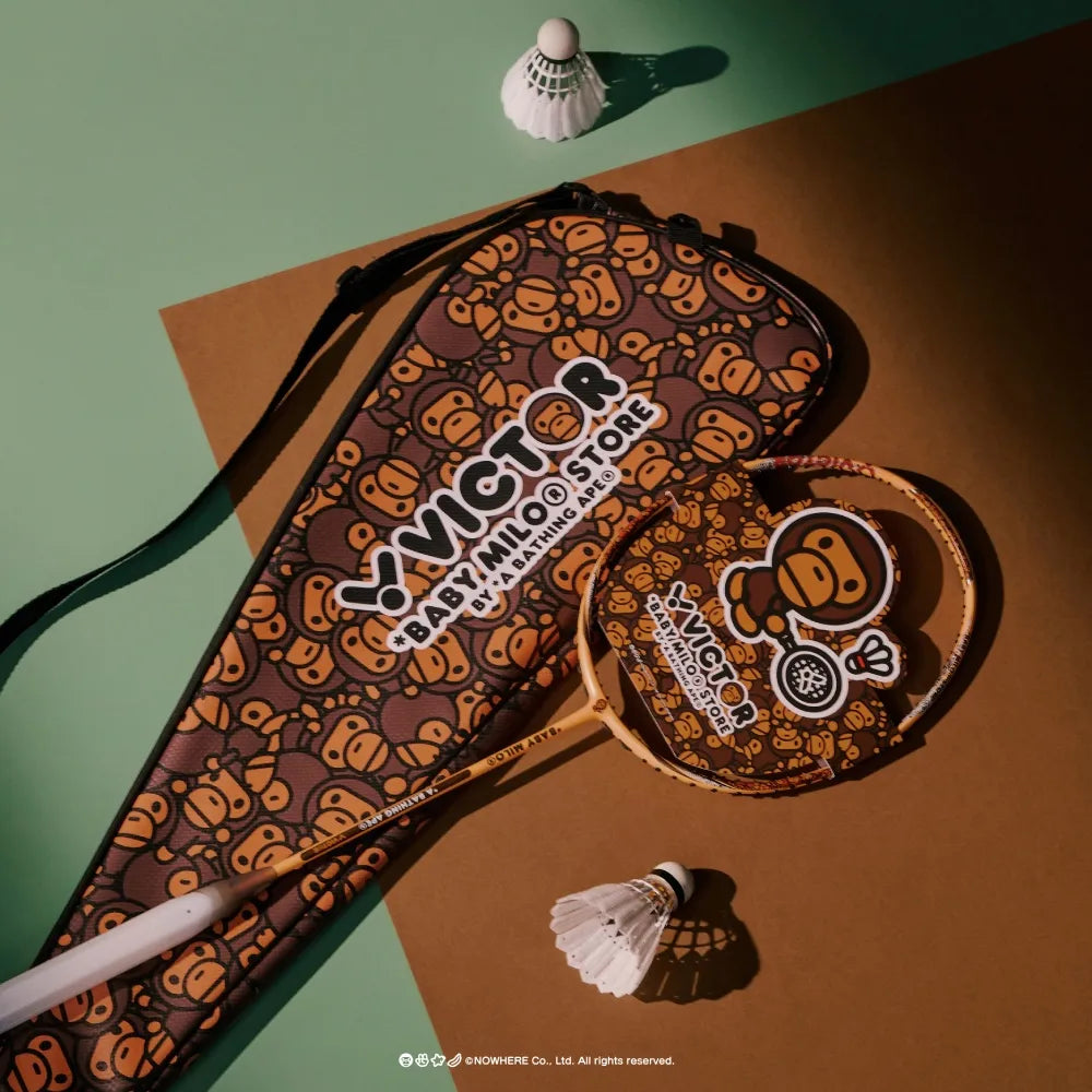 Victor x Baby Milo Auraspeed (ARS-BABYMILO-O) Badminton Racket - Milo Orange Unstrung Victor