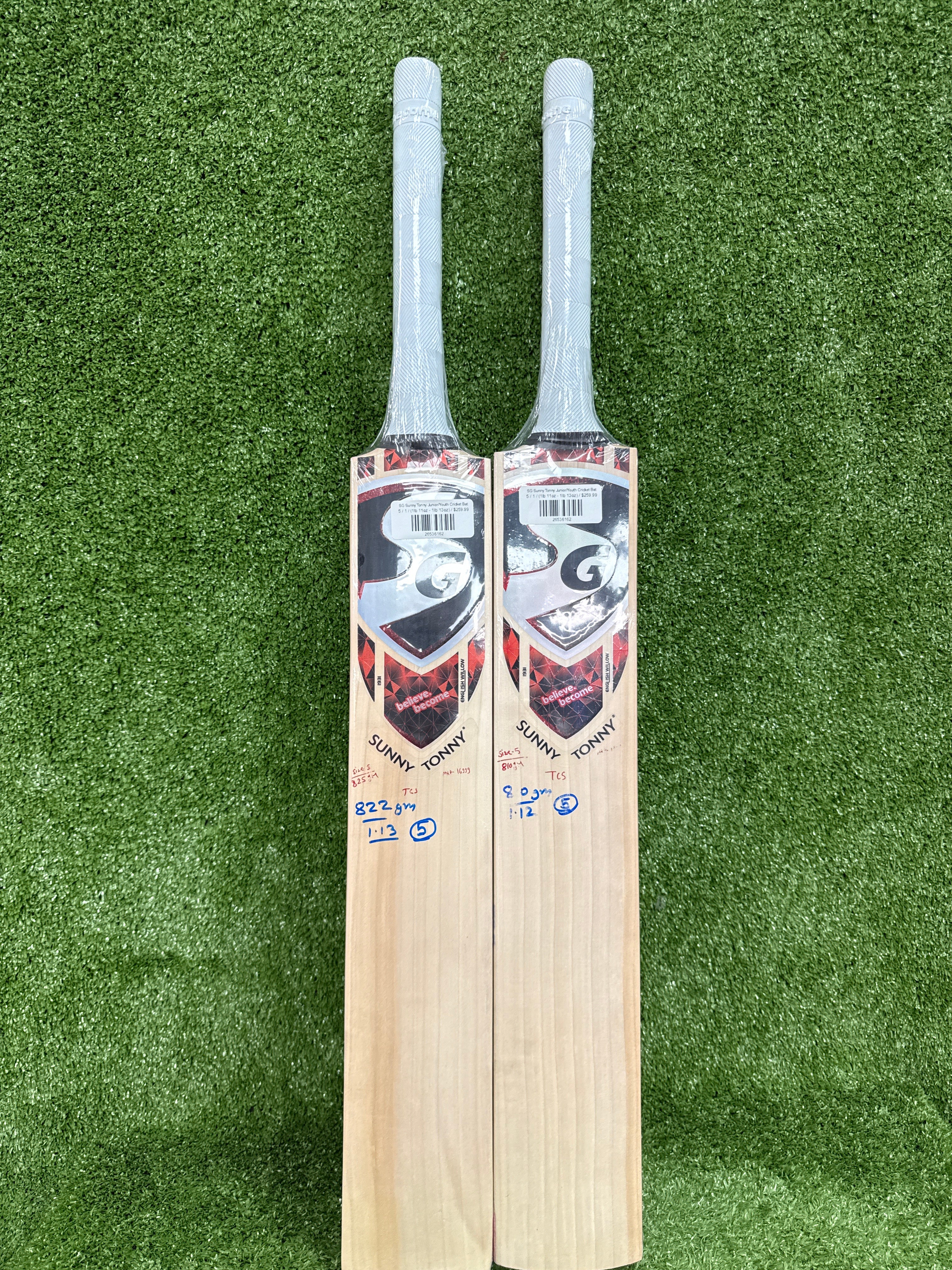 SG Sunny Tonny English Willow Junior Cricket Bat