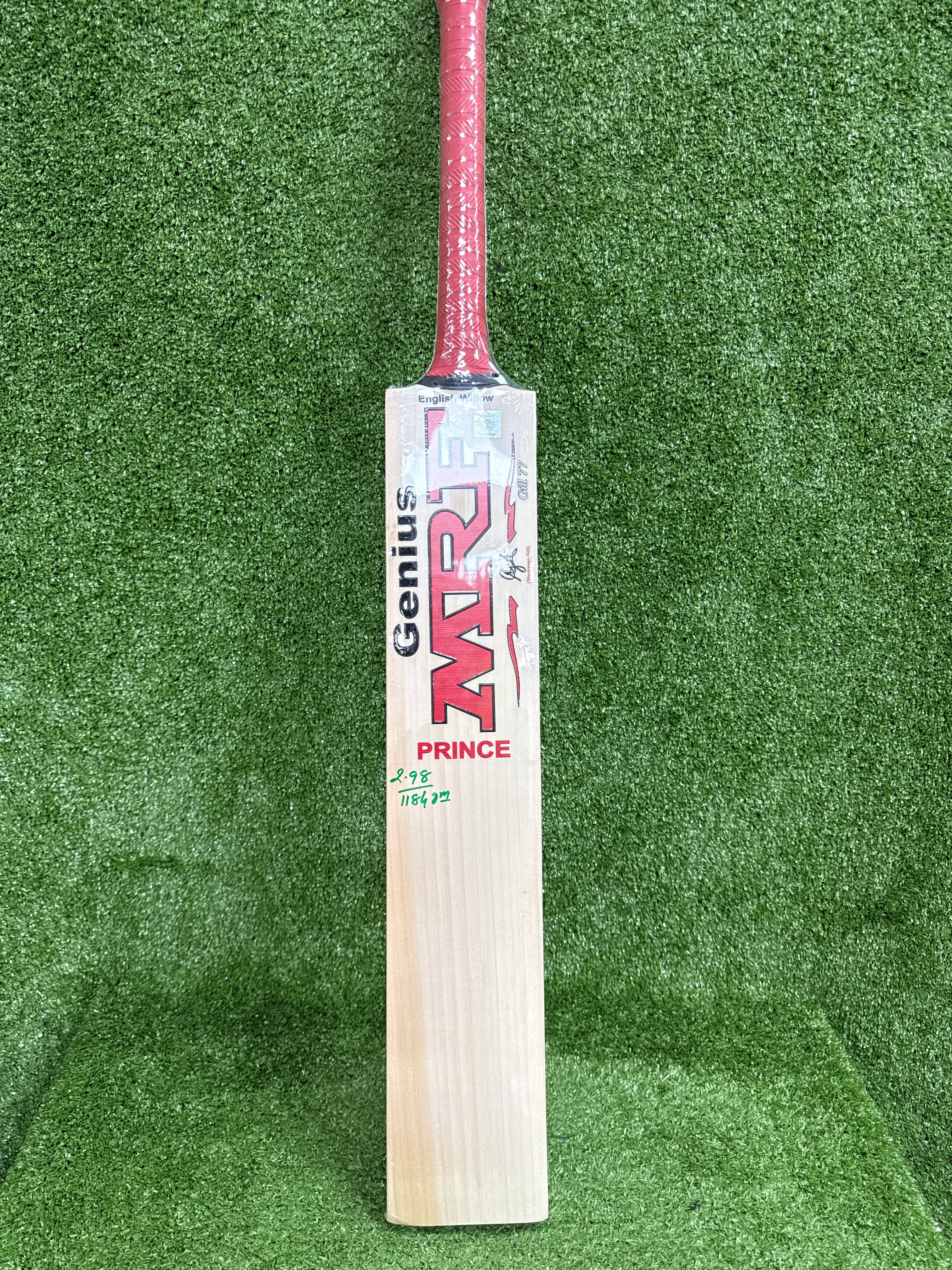MRF Genius Prince English Willow Cricket Bat