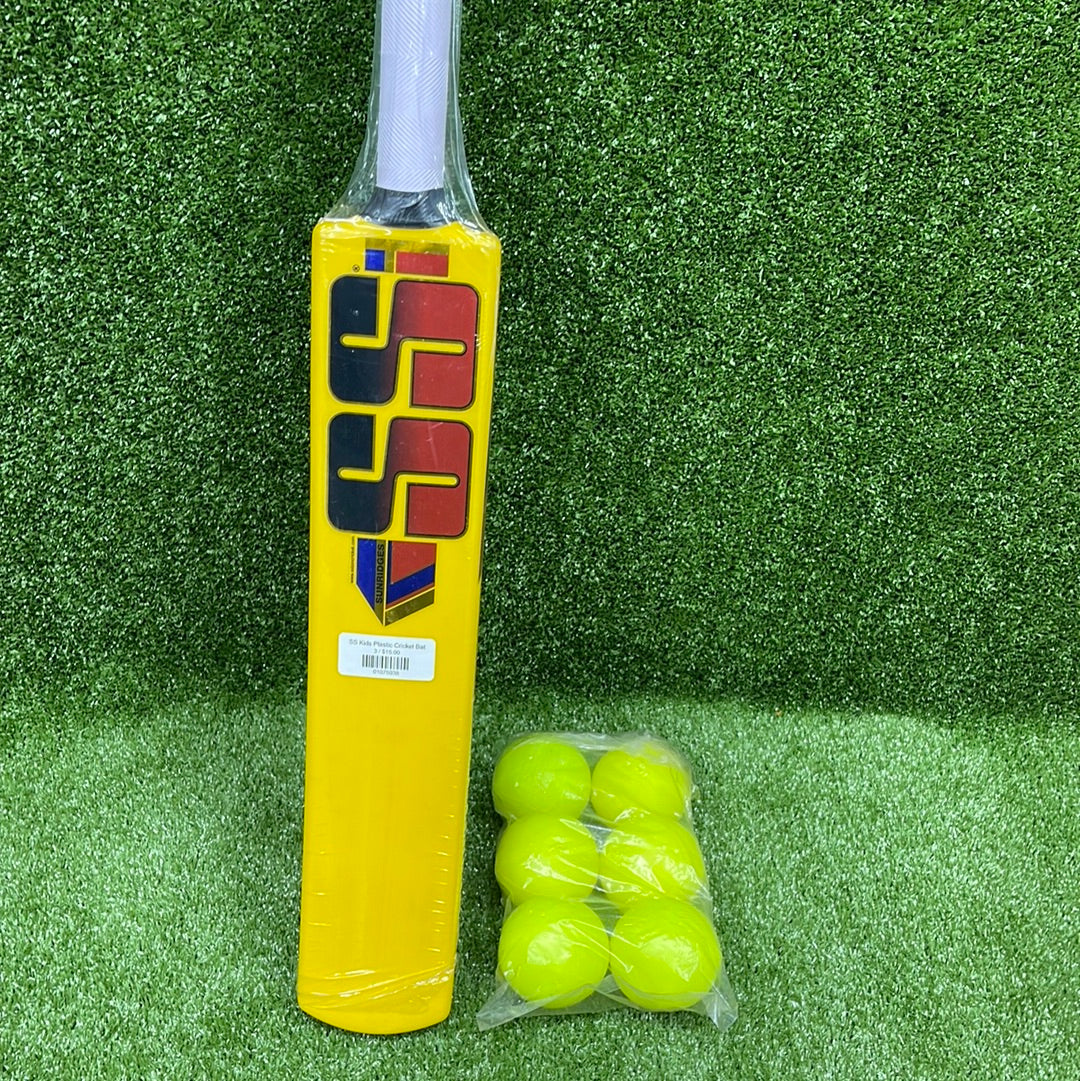 SS Kids Plastic Cricket Bat Set 1