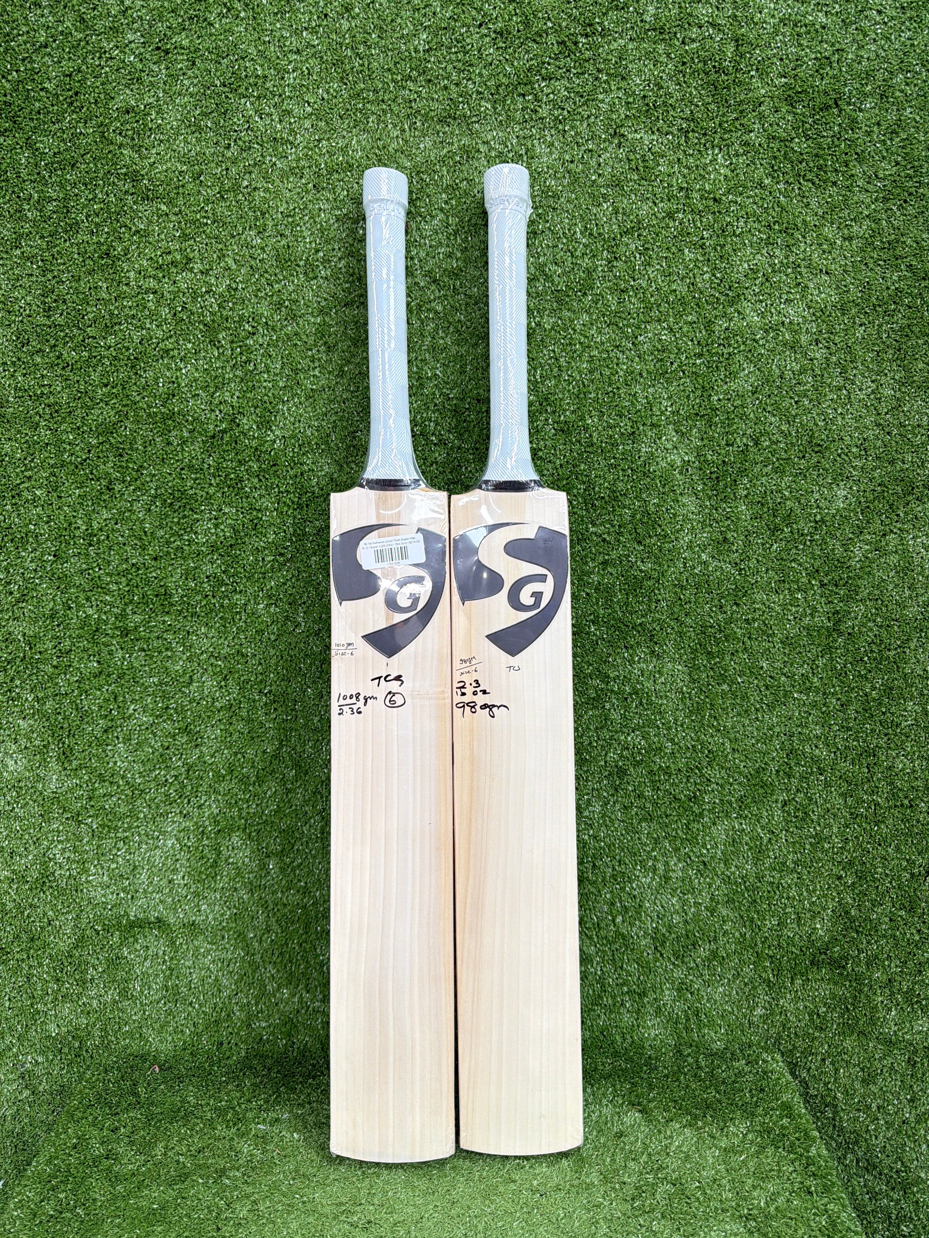 SG Sai Sudharsan Junior / Youth English Willow Players Cricket Bat