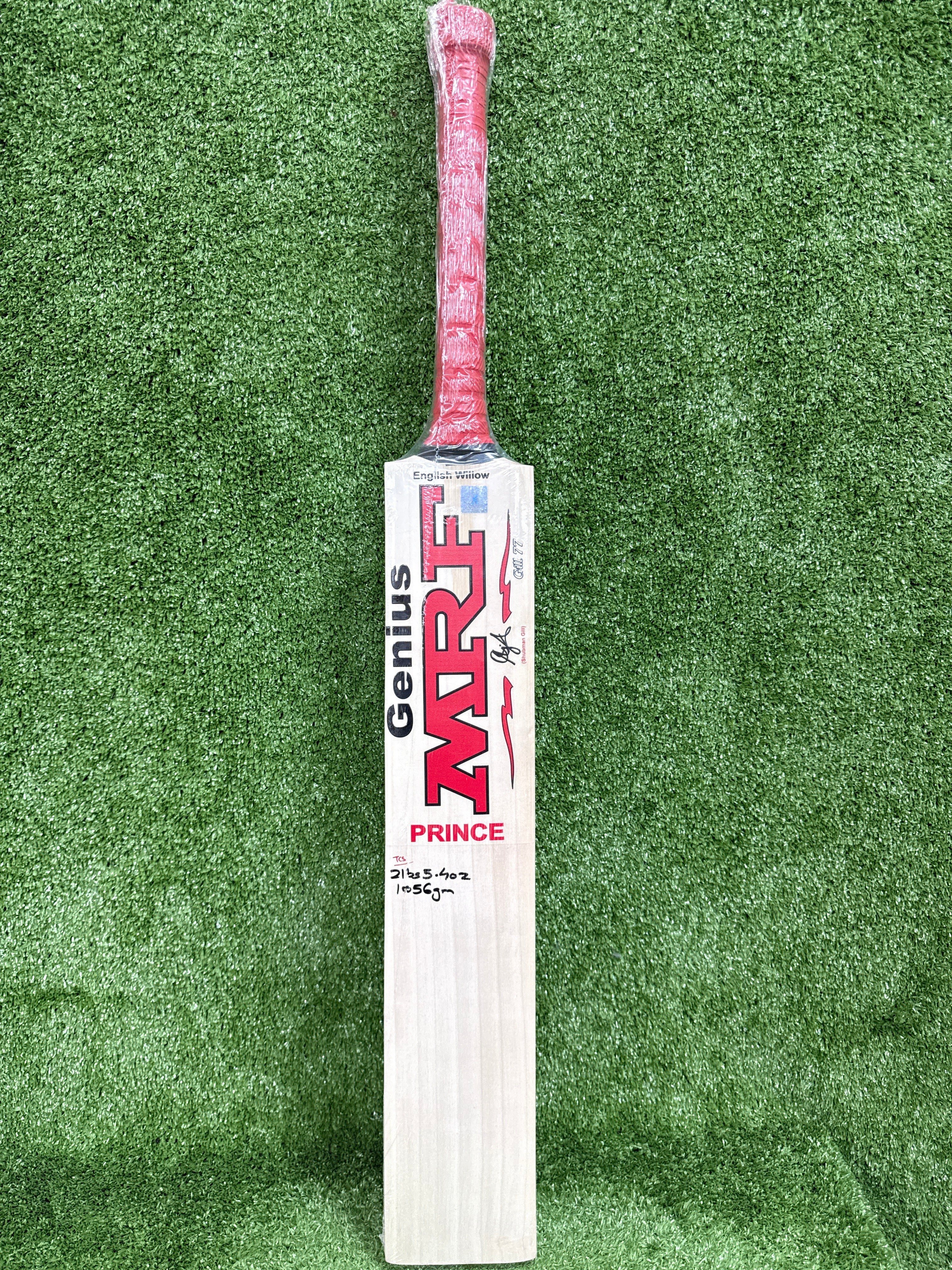 MRF Genius Prince Grade 1 English Willow Cricket Bat – Harrow Size