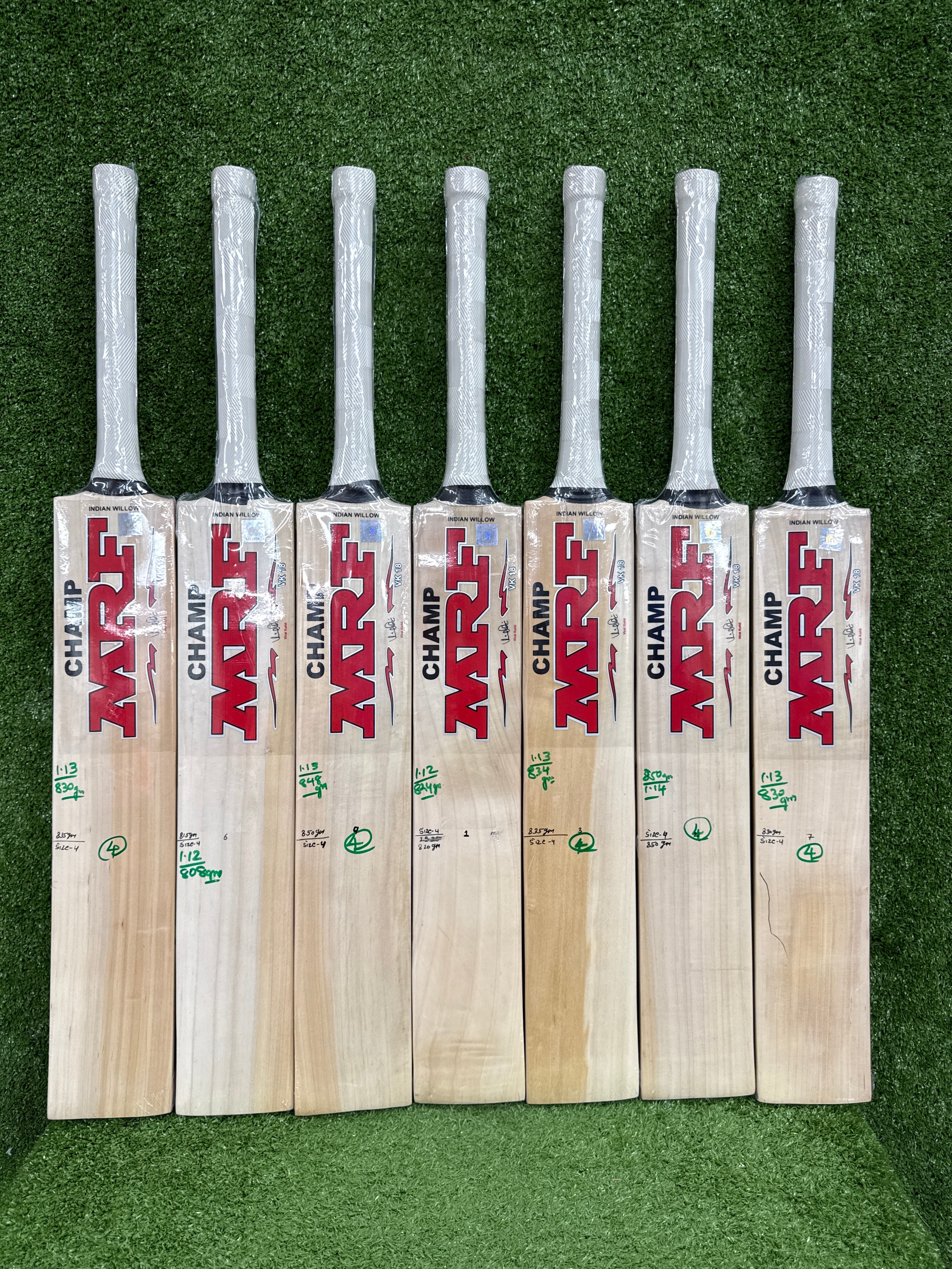 MRF Champ VK18 Junior / Youth Cricket Bat | Virat Kohli Kashmir Willow