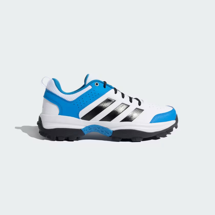 Adidas NU 24 White / Bright Blue / Black Cricket Shoes