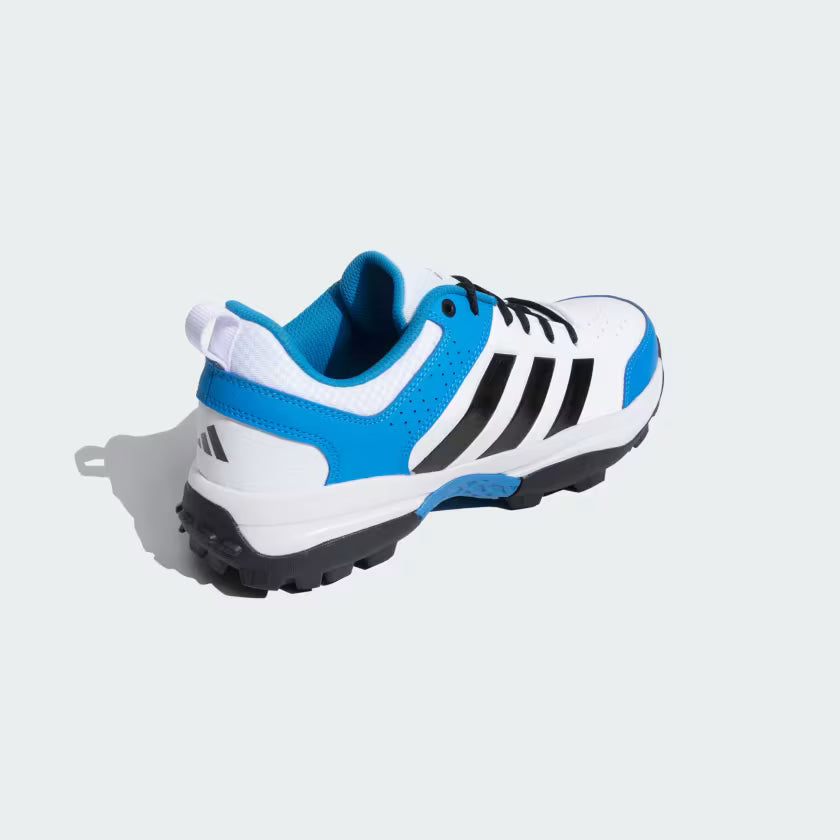 Adidas NU 24 White / Bright Blue / Black Cricket Shoes