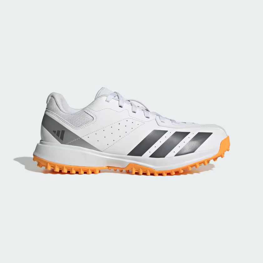 Adidas Howzat Spikeless Cloud White / Aurora Onix / Lucid Tangerine Cricket Shoes Adidas