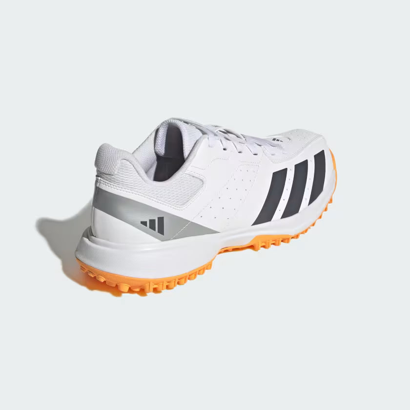 Adidas Howzat Spikeless Cloud White / Aurora Onix / Lucid Tangerine Cricket Shoes Adidas