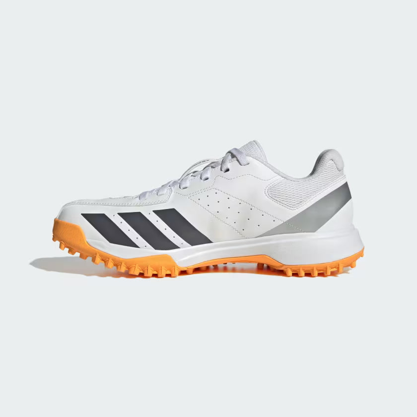 Adidas Howzat Spikeless Cloud White / Aurora Onix / Lucid Tangerine Cricket Shoes Adidas