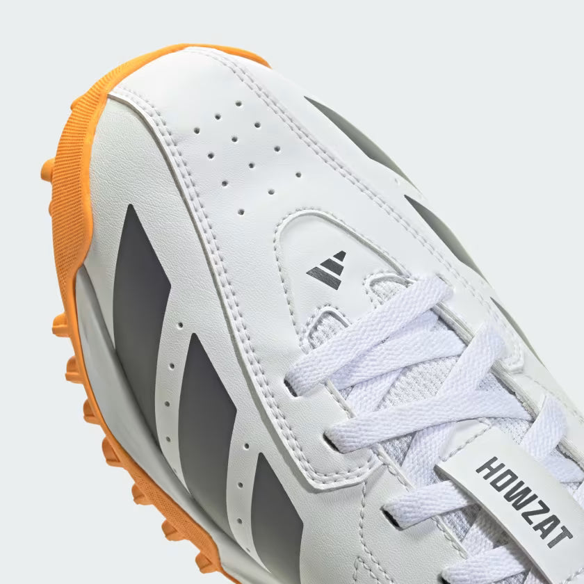 Adidas Howzat Spikeless Cloud White / Aurora Onix / Lucid Tangerine Cricket Shoes Adidas