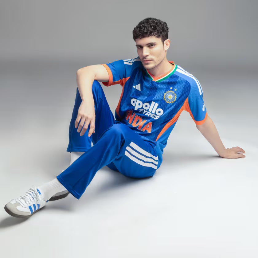 Adidas India T20 Players International Cricket Jersey - Bright Royal Blue 2026 by Adidas - view 10 - TopCricketStore