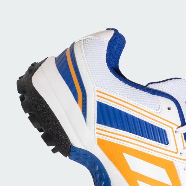 Adidas Yard Bright Orange / Collegiate Royal / Cloud White Cricket Shoes