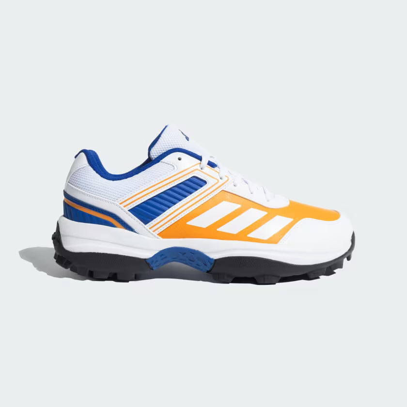 Adidas Yard Bright Orange / Collegiate Royal / Cloud White Cricket Shoes
