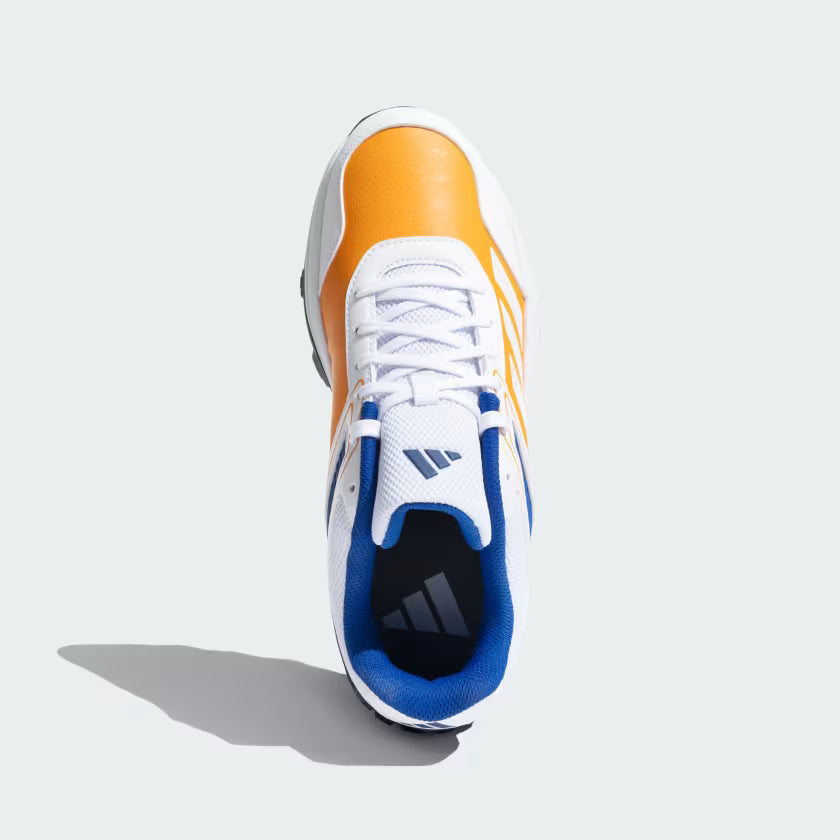 Adidas Yard Bright Orange / Collegiate Royal / Cloud White Cricket Shoes