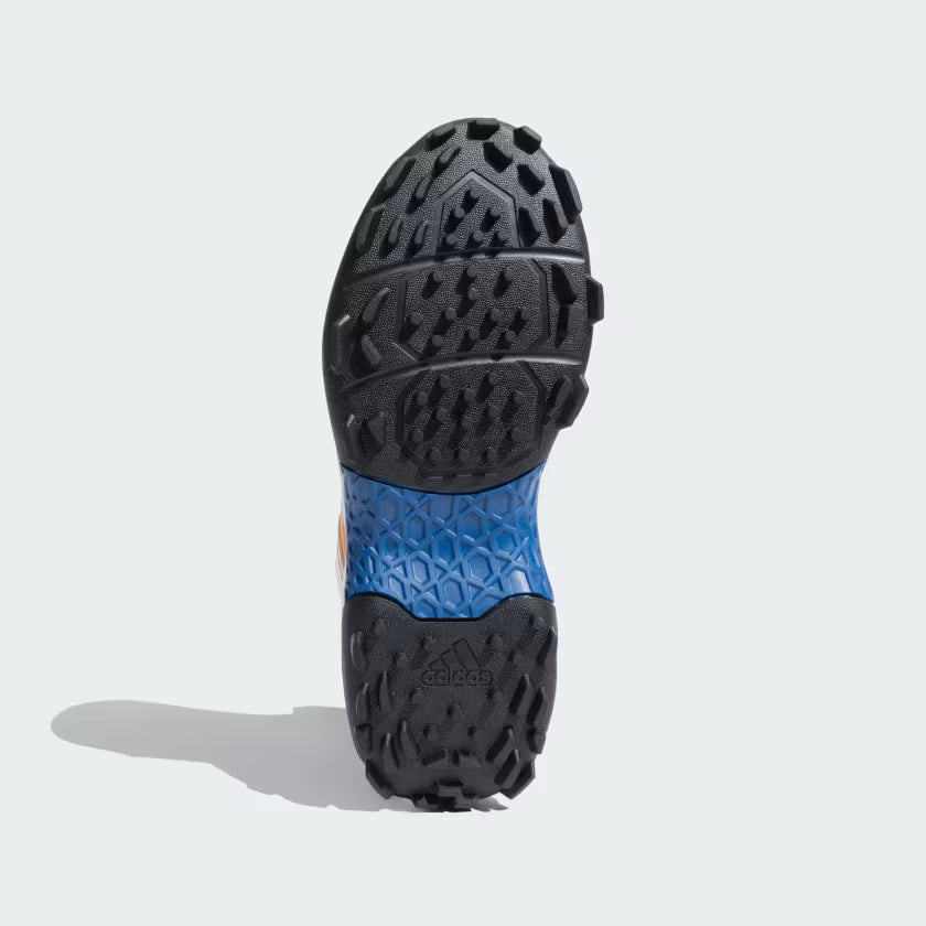 Adidas Yard Bright Orange / Collegiate Royal / Cloud White Cricket Shoes