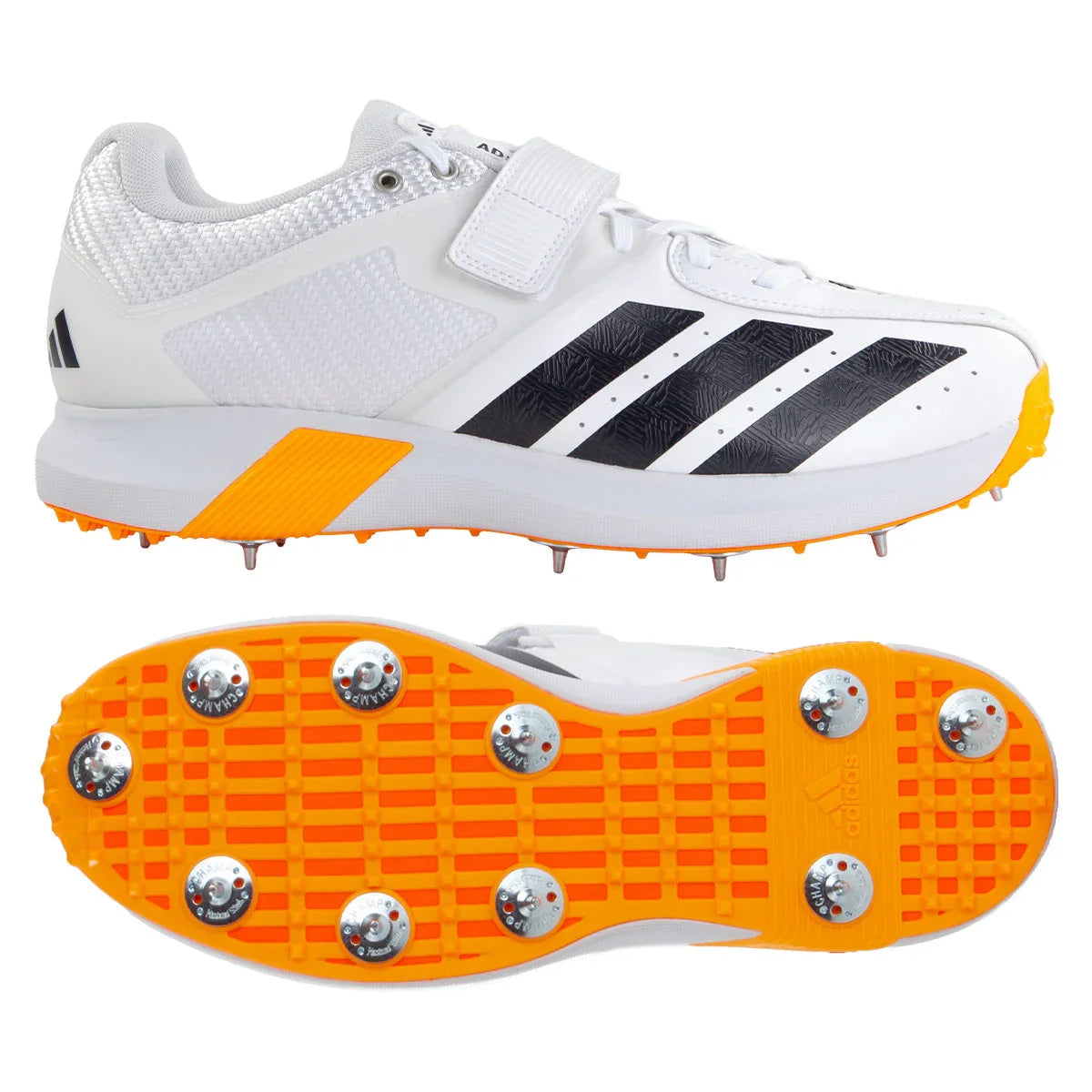 Adidas Adipower Incurza Cricket Spike Shoes – Cloud White / Aurora Onix / Lucid Tangerine Adidas
