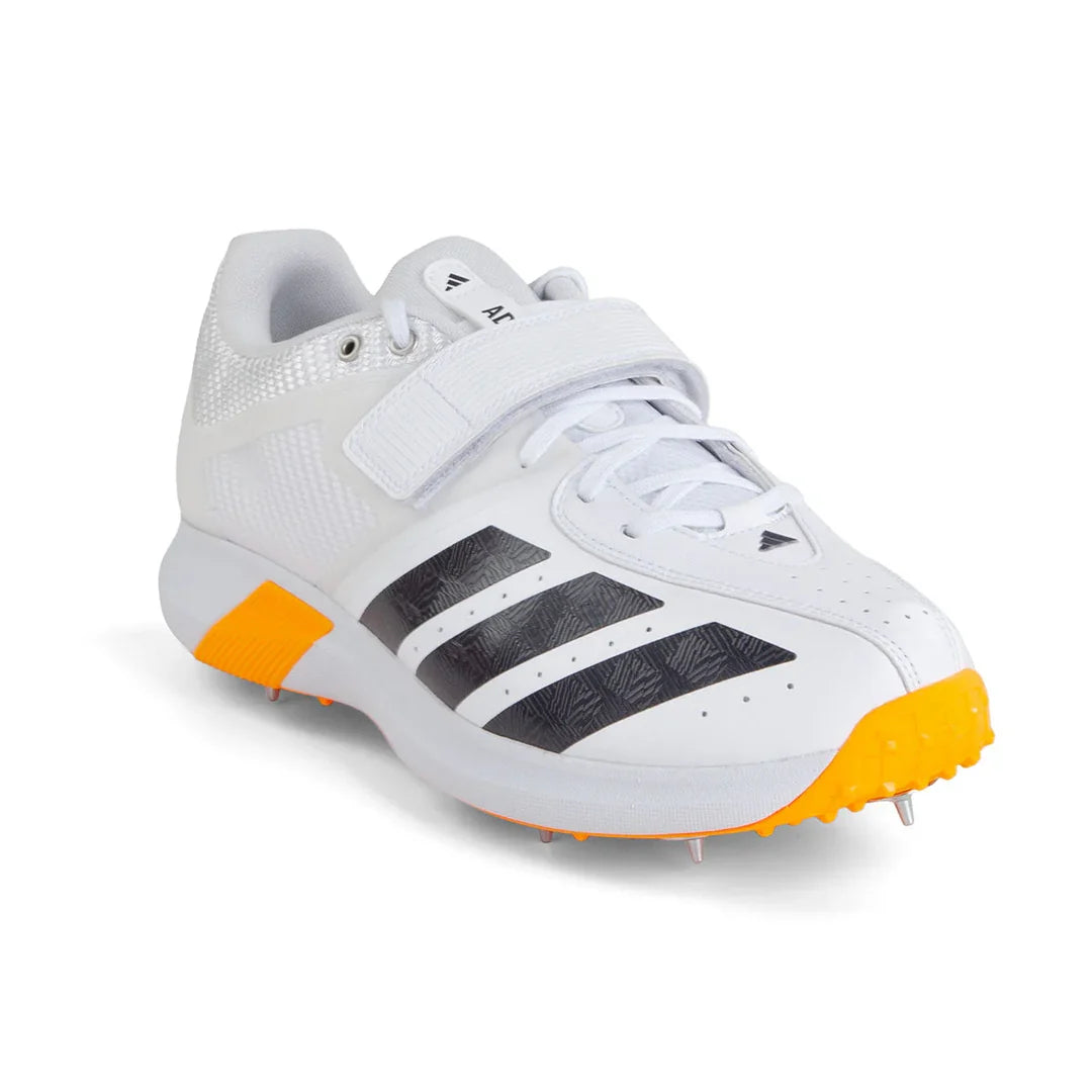 Adidas Adipower Incurza Cricket Spike Shoes – Cloud White / Aurora Onix / Lucid Tangerine Adidas