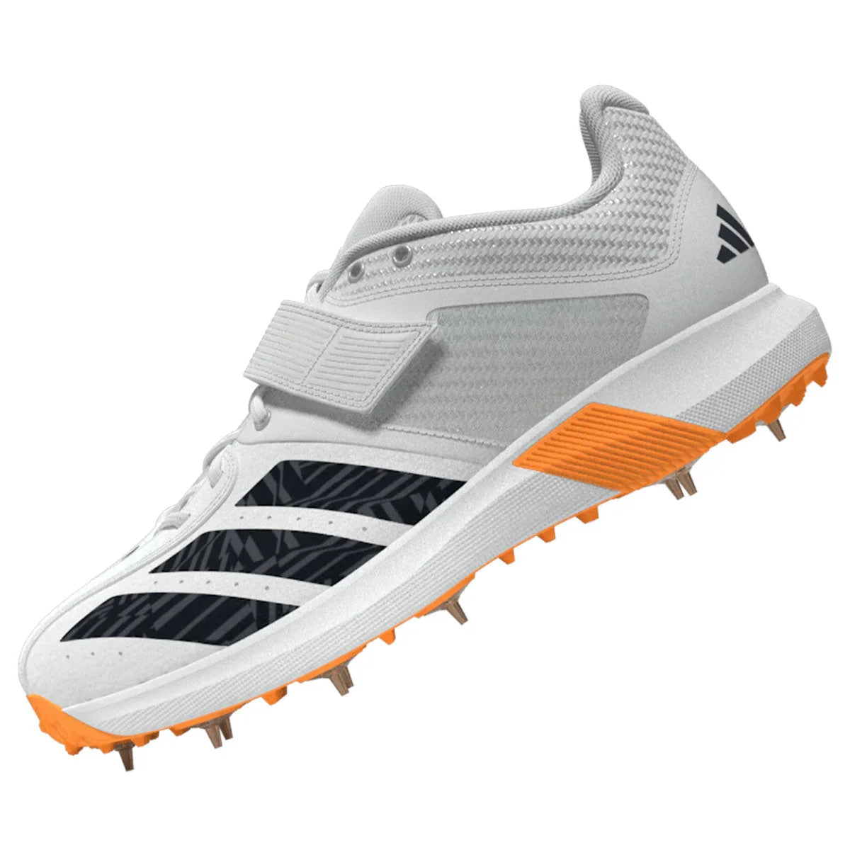 Adidas Adipower Incurza Cricket Spike Shoes – Cloud White / Aurora Onix / Lucid Tangerine Adidas