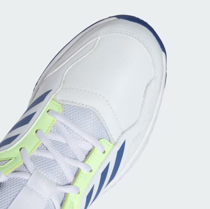 Adidas Cri Rise V2 M Cloud White / Semi Lucid Blue / Green Spark Cricket  Shoes