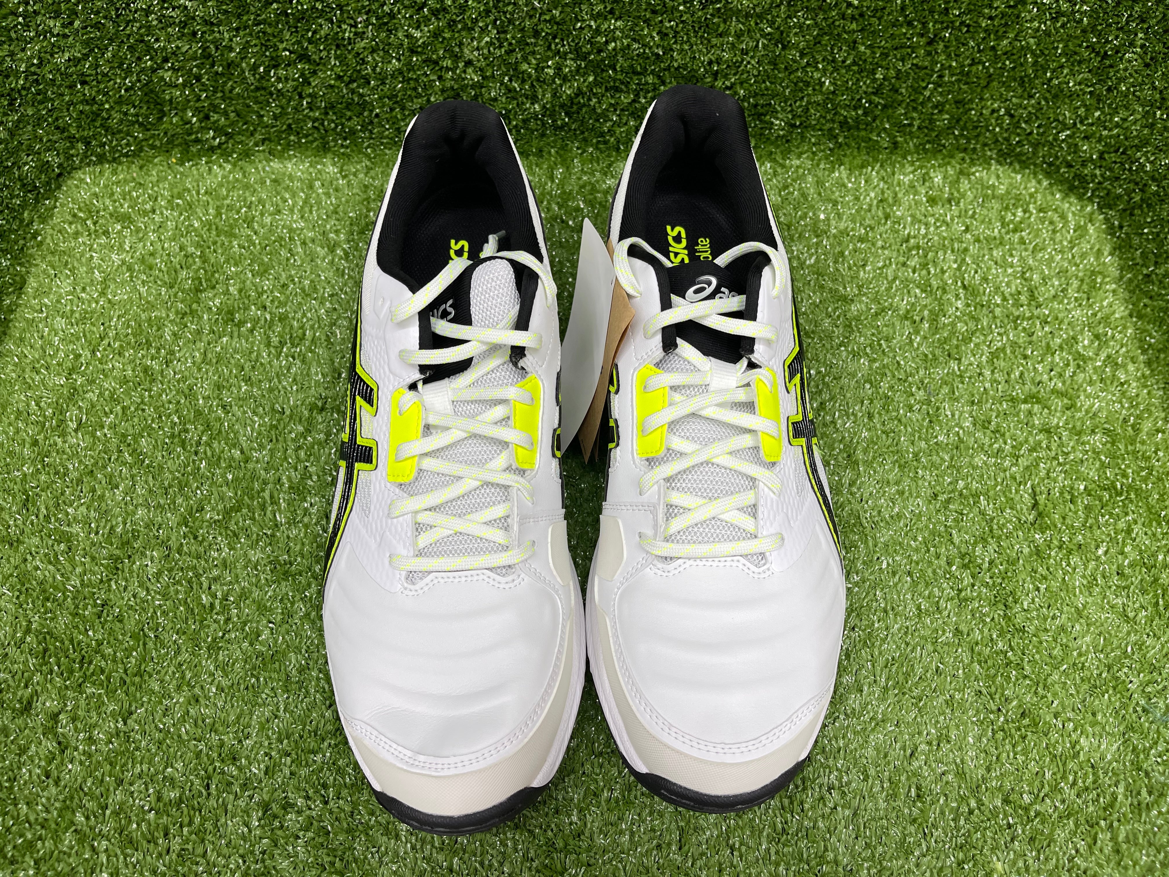 Asics GEL-GULLY 7 - White / Safety Yellow | TopCricketStore