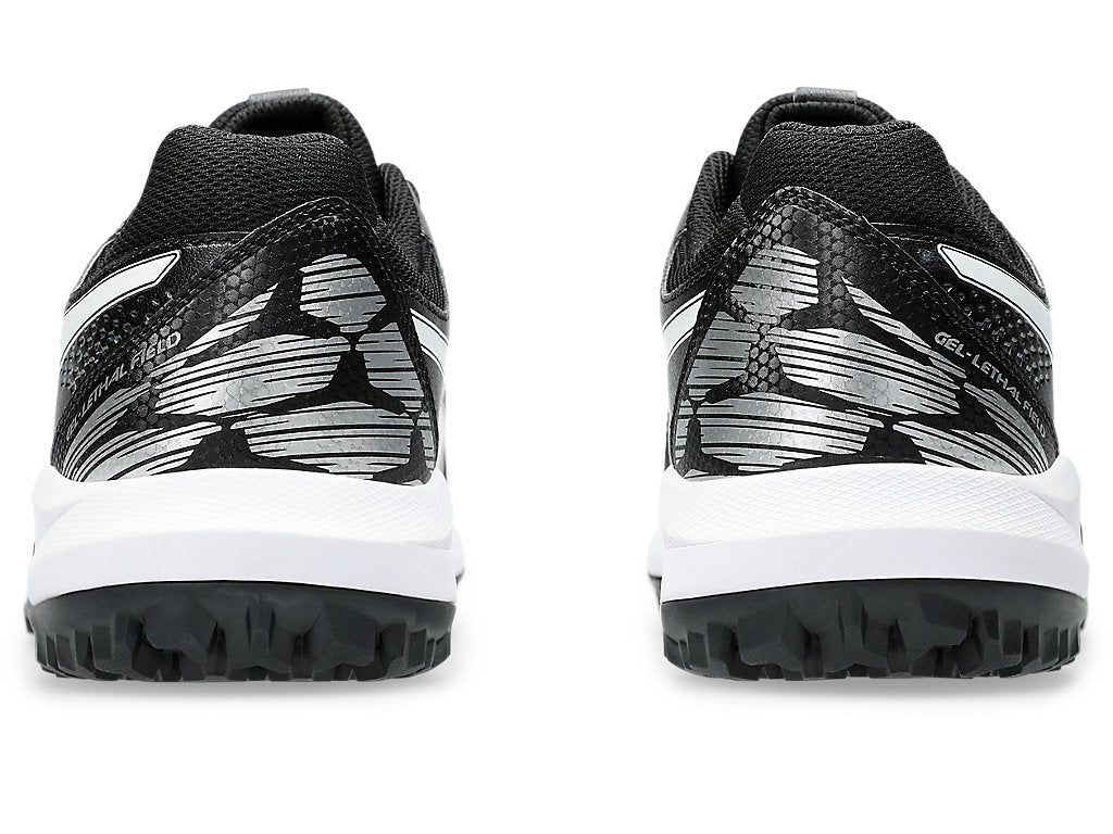 Asics Gel Lethal Field 2 - Black/White Cricket Shoes-7-Top_Cricket_Store