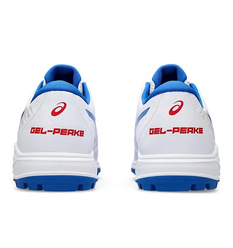 Asics Gel Peake 2 - White/Tuna Blue Cricket Shoes-2-Top_Cricket_Store