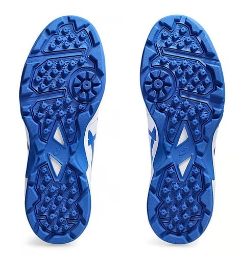 Asics Gel Peake 2 - White/Tuna Blue Cricket Shoes-4-Top_Cricket_Store
