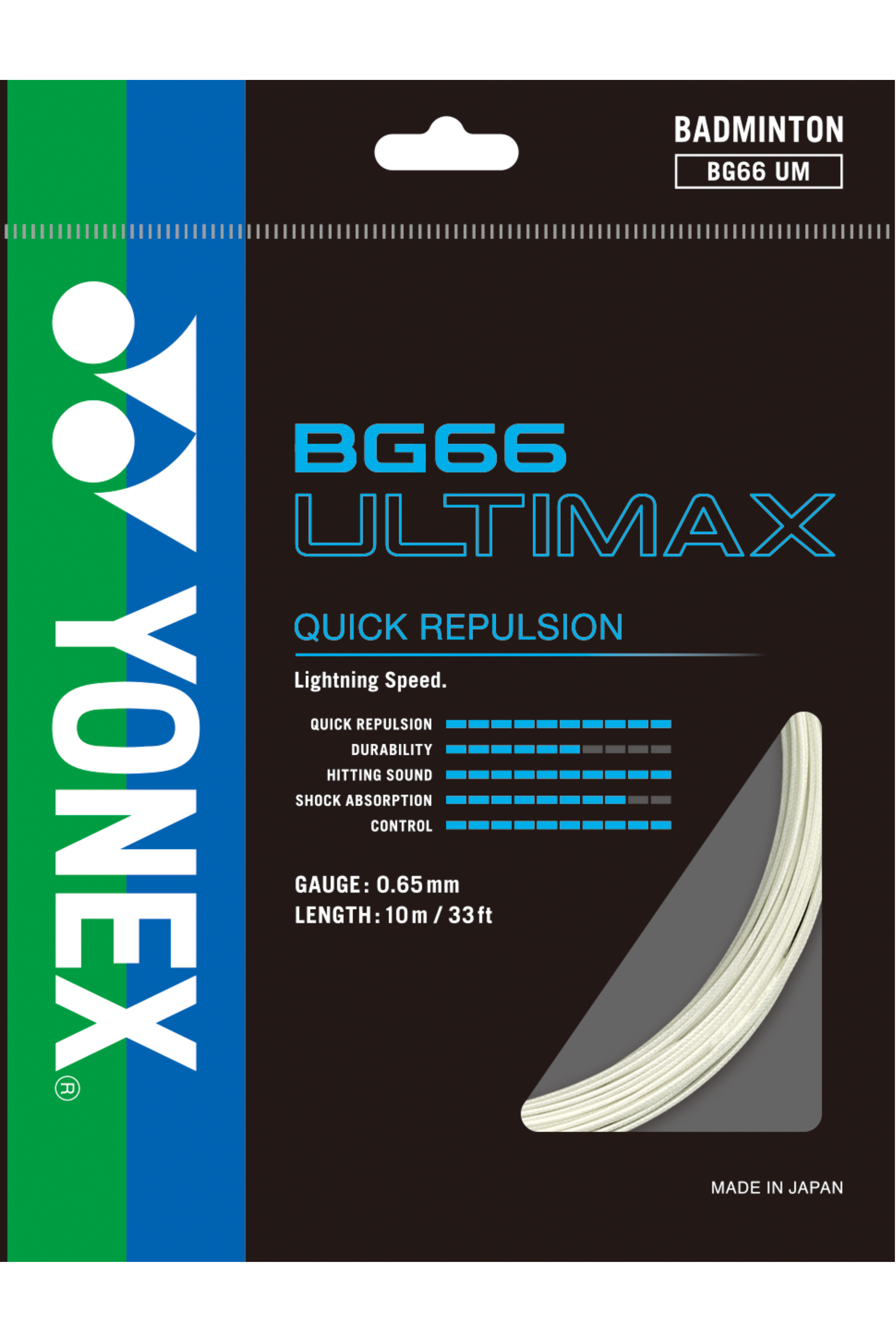 Yonex Badminton String BG66 Ultimax