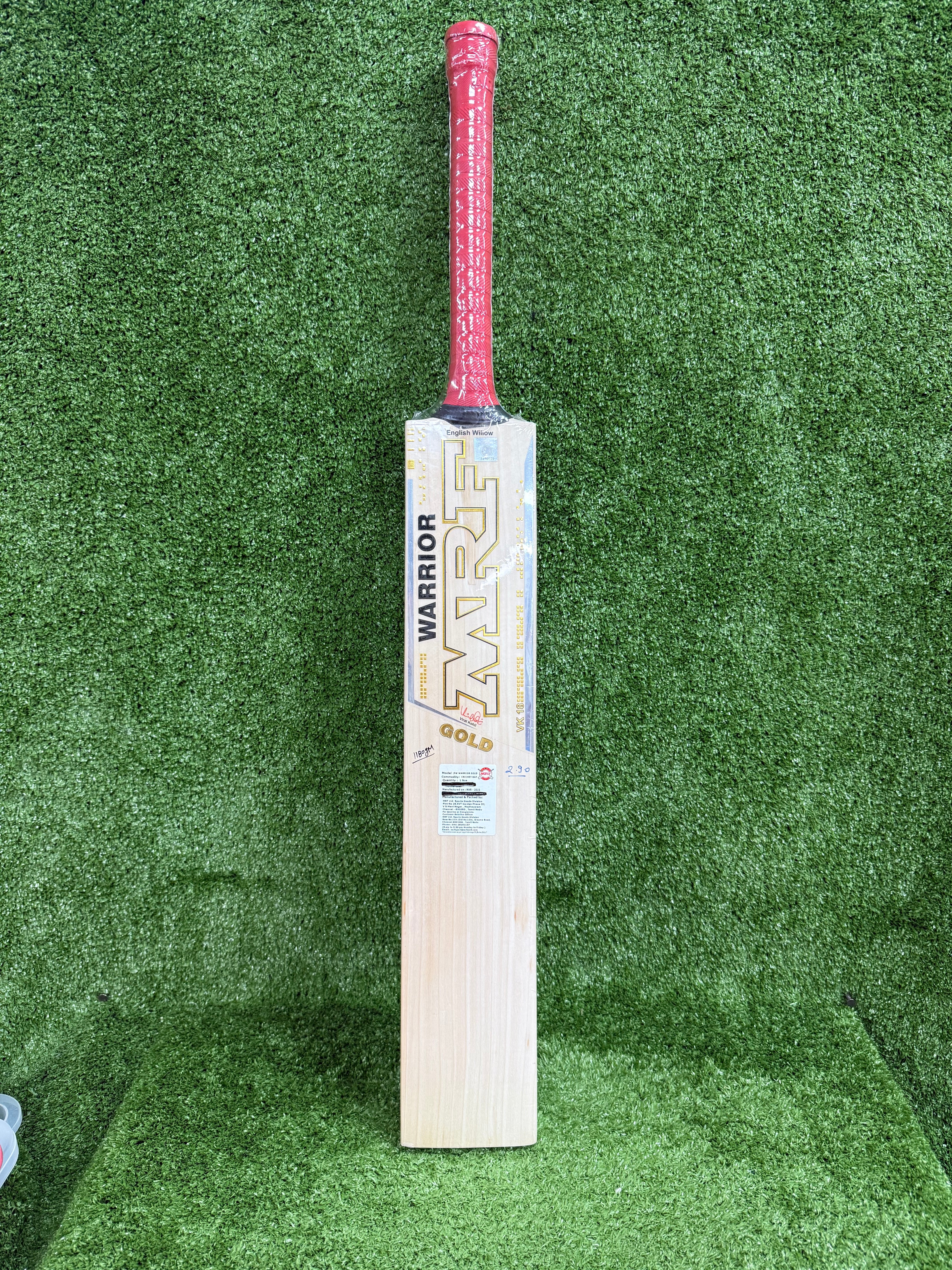 MRF Warrior Gold English Willow Cricket Bat