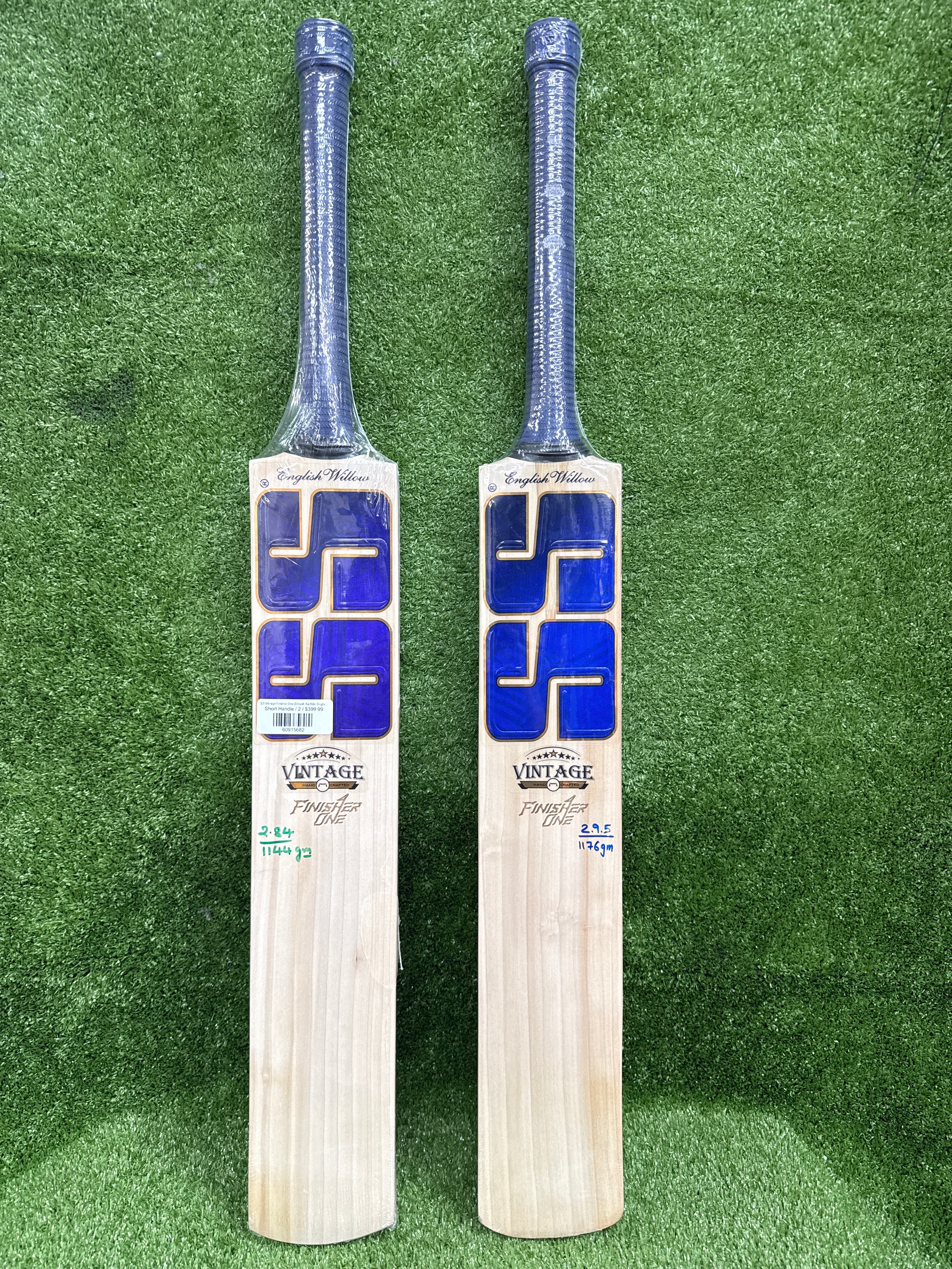 SS Vintage Finisher One (Dinesh Karthik) English Willow Cricket Bat Dark Blue SS