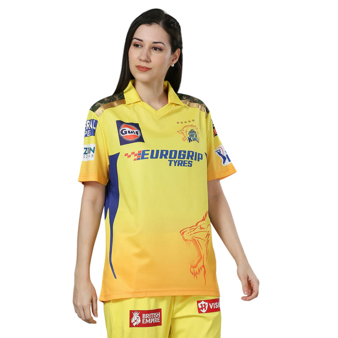 IPL Chennai Super King (CSK) Official Fan Jersey 2024