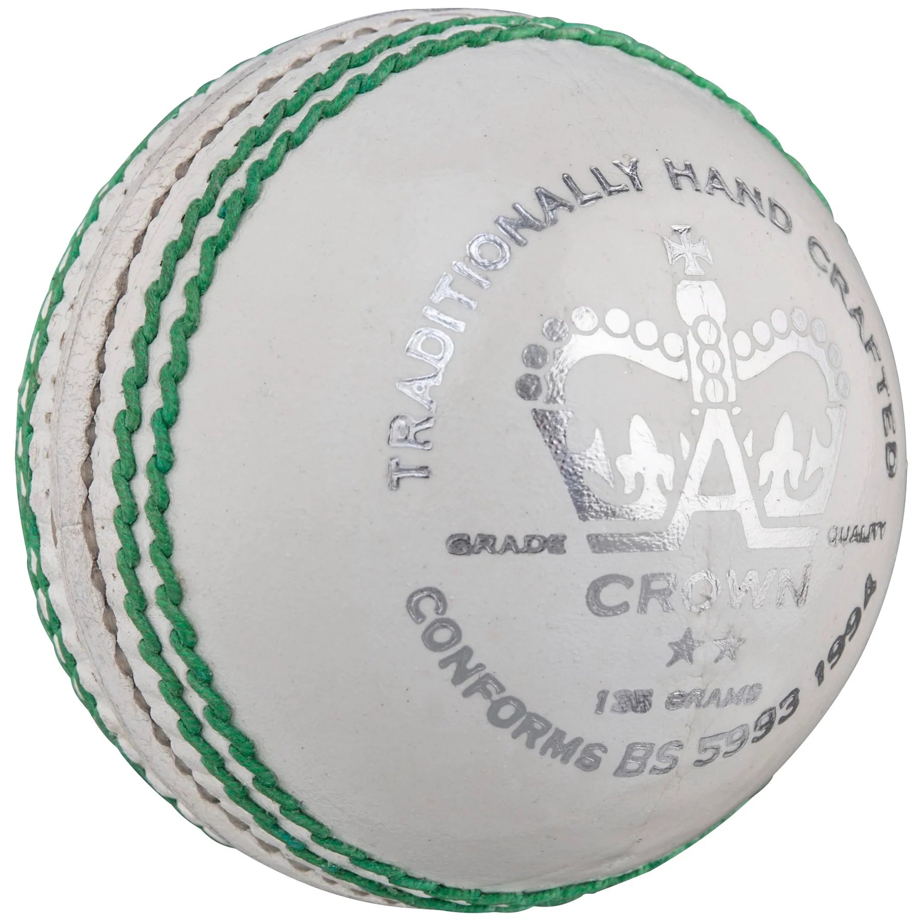 GN - White Cricket Leather Ball