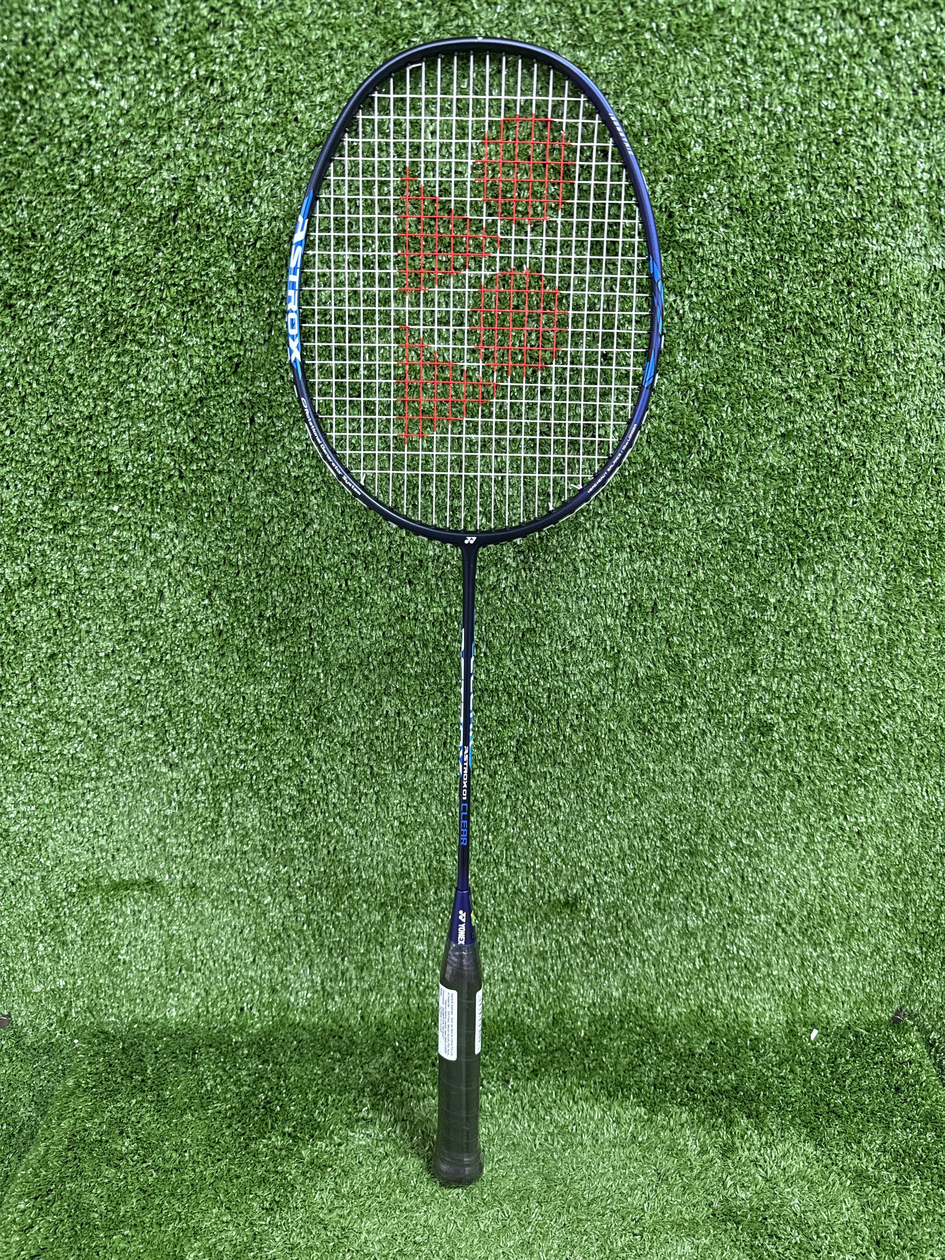 Yonex Astrox 01 Clear Navy Blue / Black Badminton Racket Prestrung - Made in China