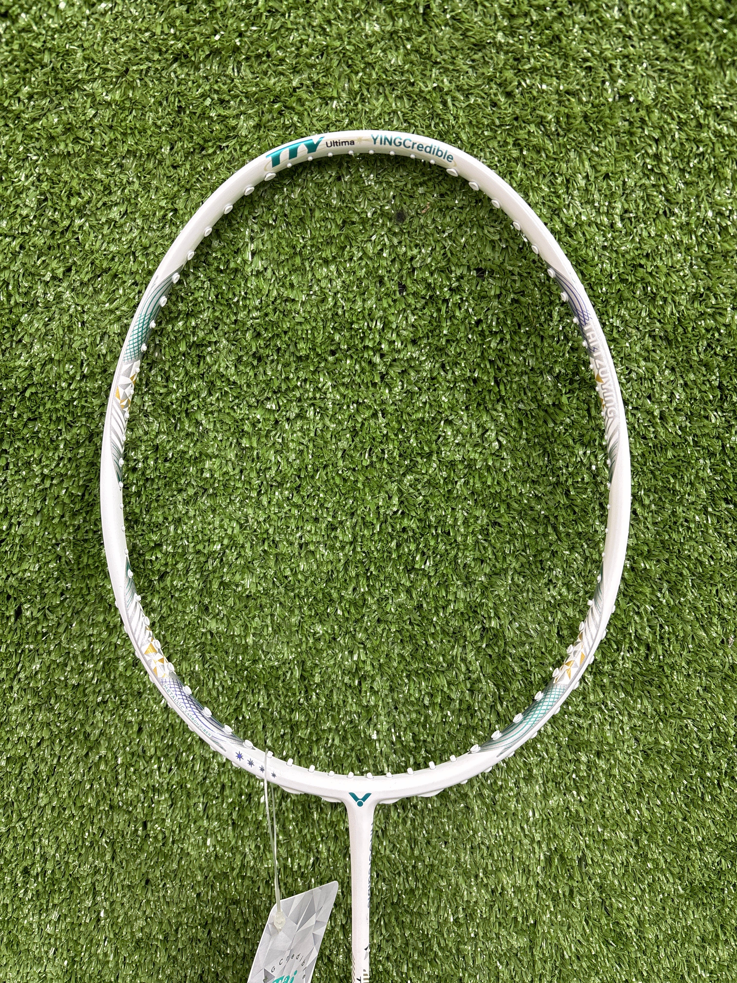 Victor Thruster K TTY Ultima White Badminton Racket - Unstrung