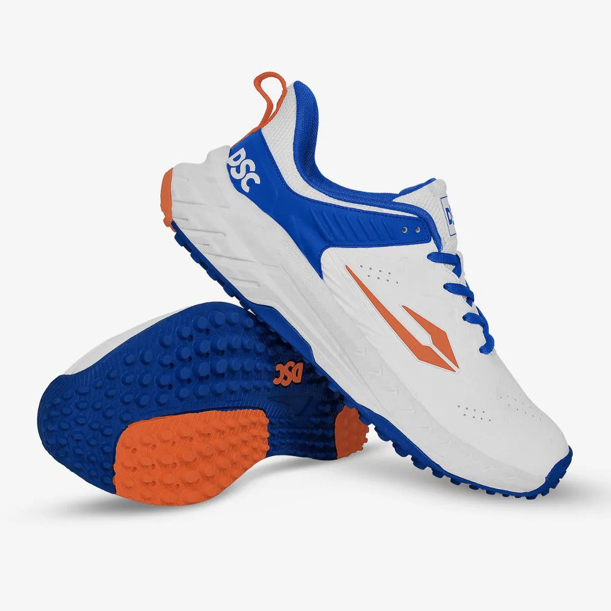 DSC End Game (Blue and White) Adult Cricket Shoes by DSC