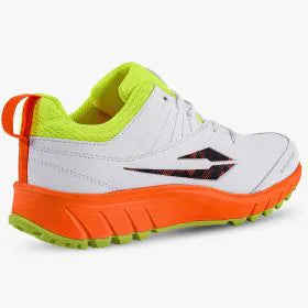 DSC Superstorm (Orange and Lemon) Junior / Youth Cricket Shoes