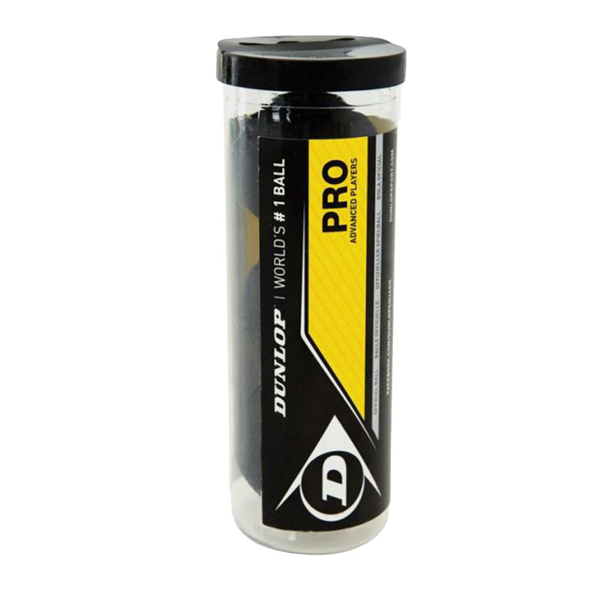 Dunlop PRO Double Dot (DYD) (3-Ball) Squash Ball Tube