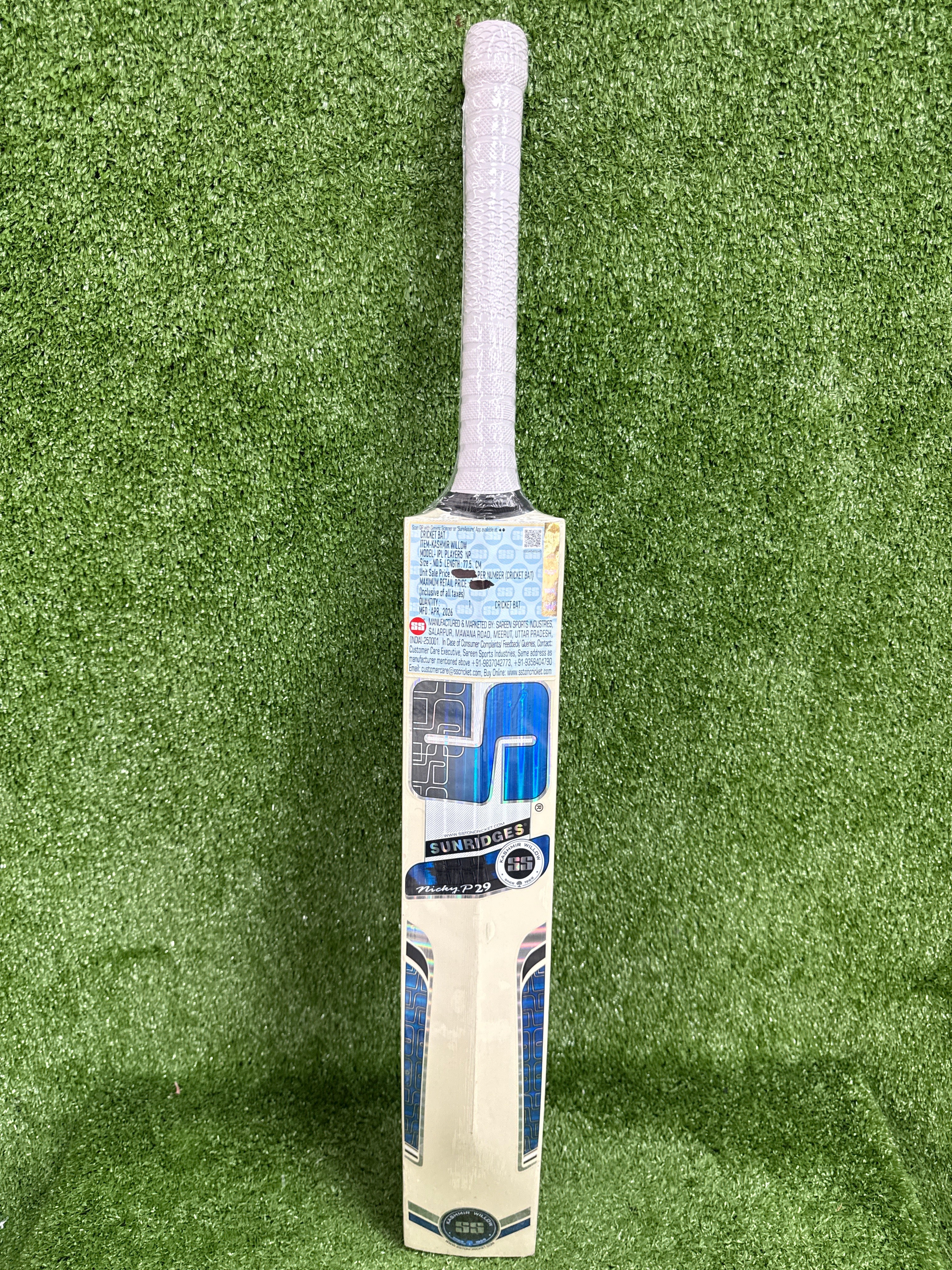 SS Nicholas Pooran Junior Kashmir Willow Cricket Bat