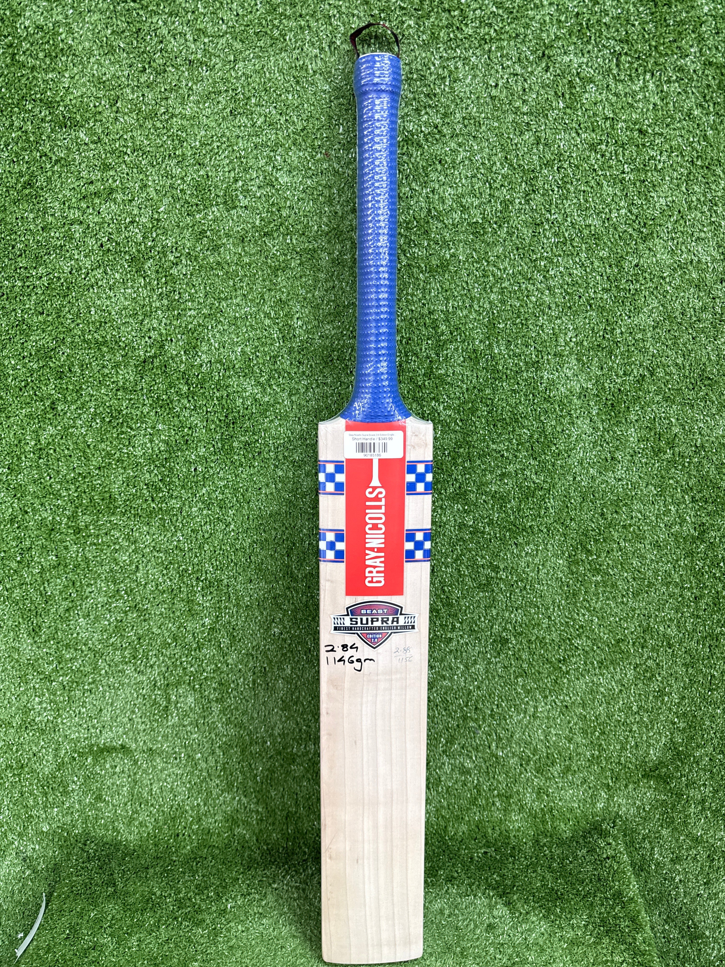 Gray-Nicolls Supra Beast 2.0 Edition English Willow Cricket Bat - Blue Sticker