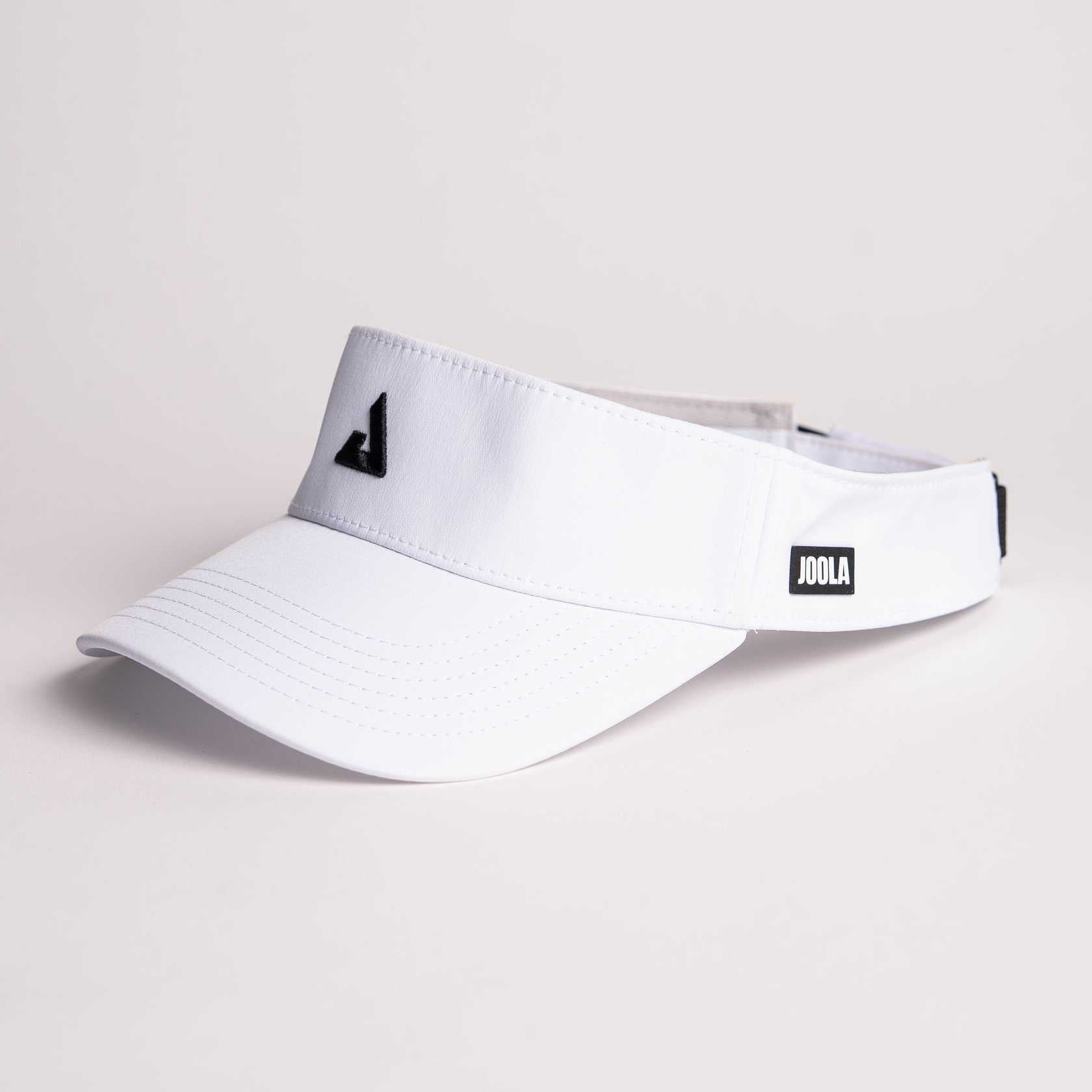 JOOLA Essential Visor in white, moisture-wicking band