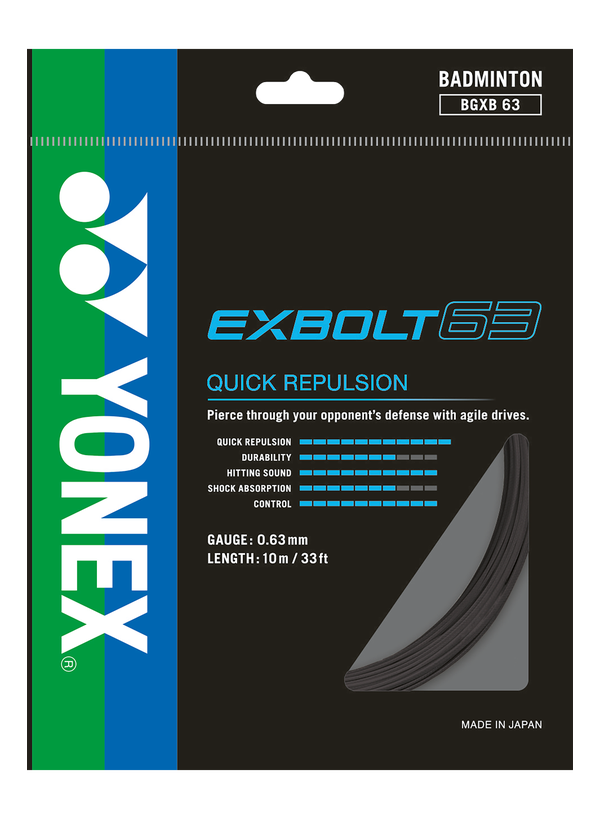 Yonex Badminton String Exbolt63